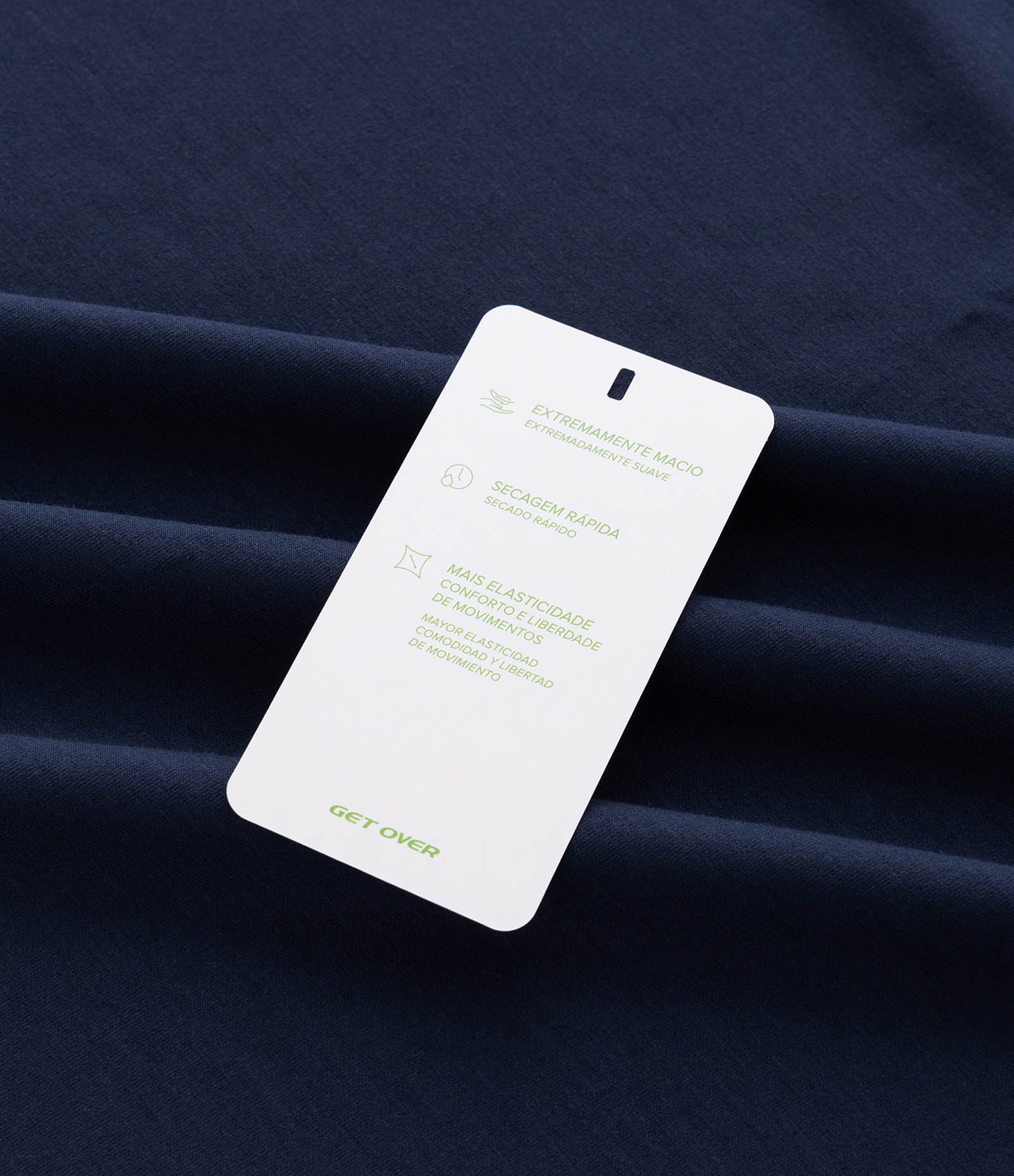 Camiseta Comfort Esportiva em Malha Tecnológica com Tecnologia Dry Azul 5