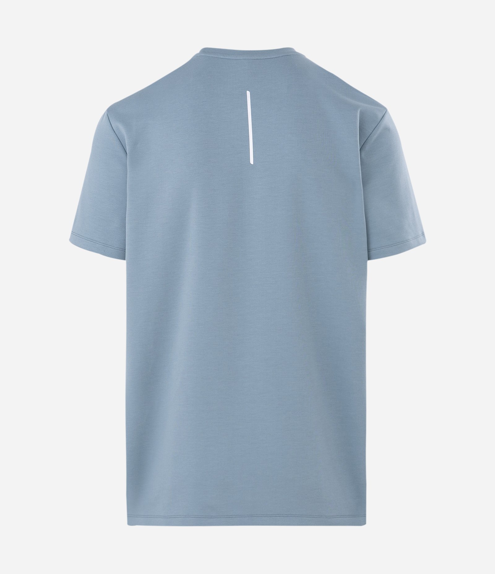 Camiseta Comfort Esportiva em Malha Tecnológica com Tecnologia Dry Azul Claro 2