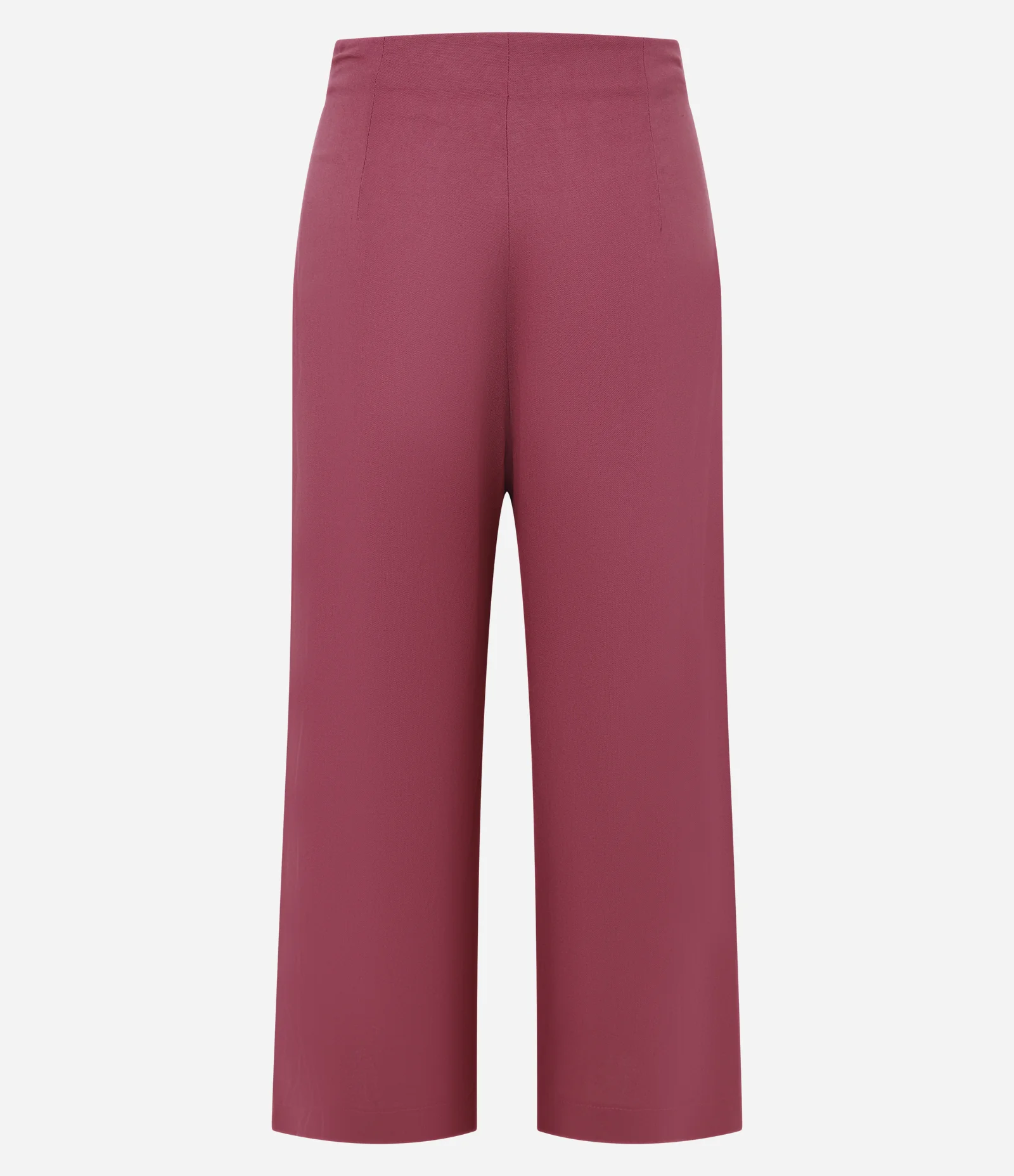 Calça Pantacourt em Viscolinho com Bolsos Rosa 2