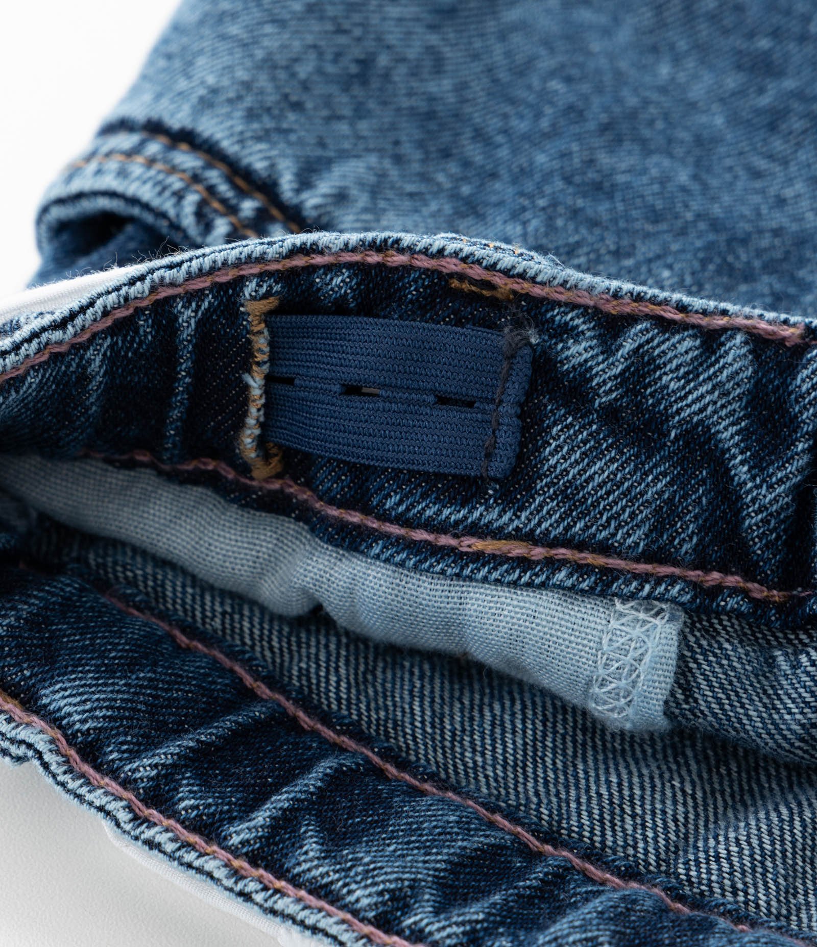 Short Jeans Infantil com Cinto de Broderie - Tam 5 a 10 Anos Azul 7