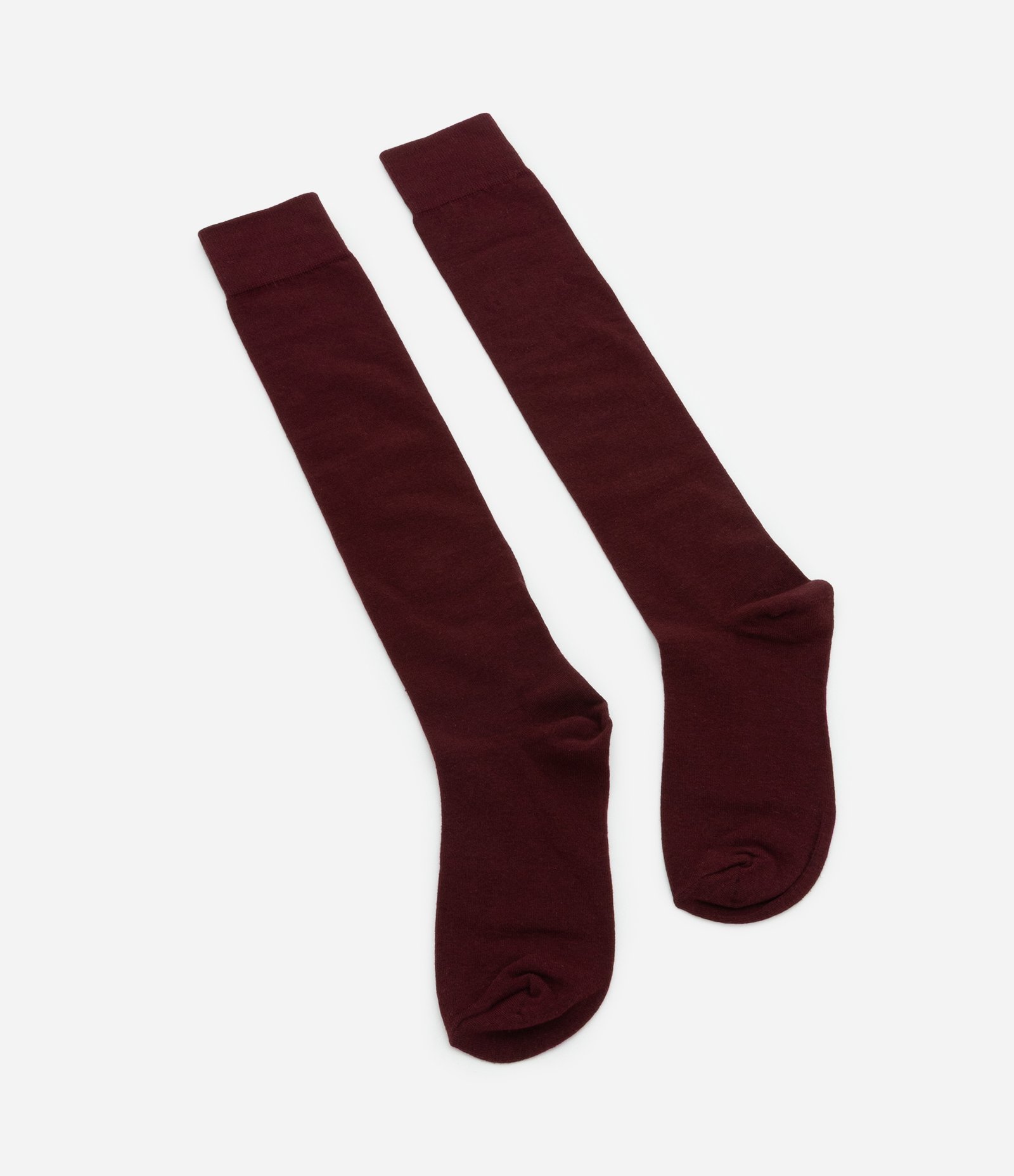 Meia 3/4 em Algodão Bordô 1