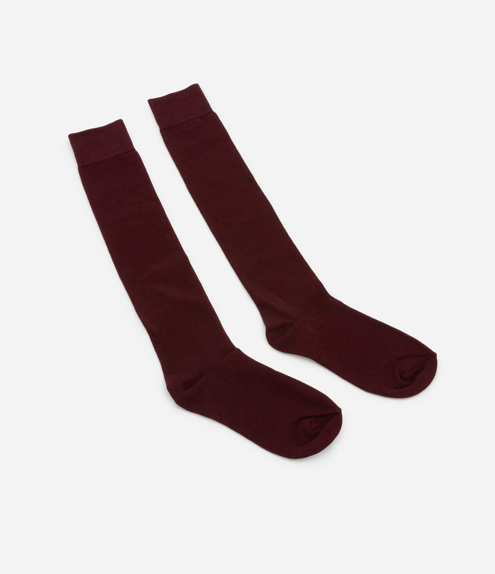 Meia 3/4 em Algodão Bordô 2