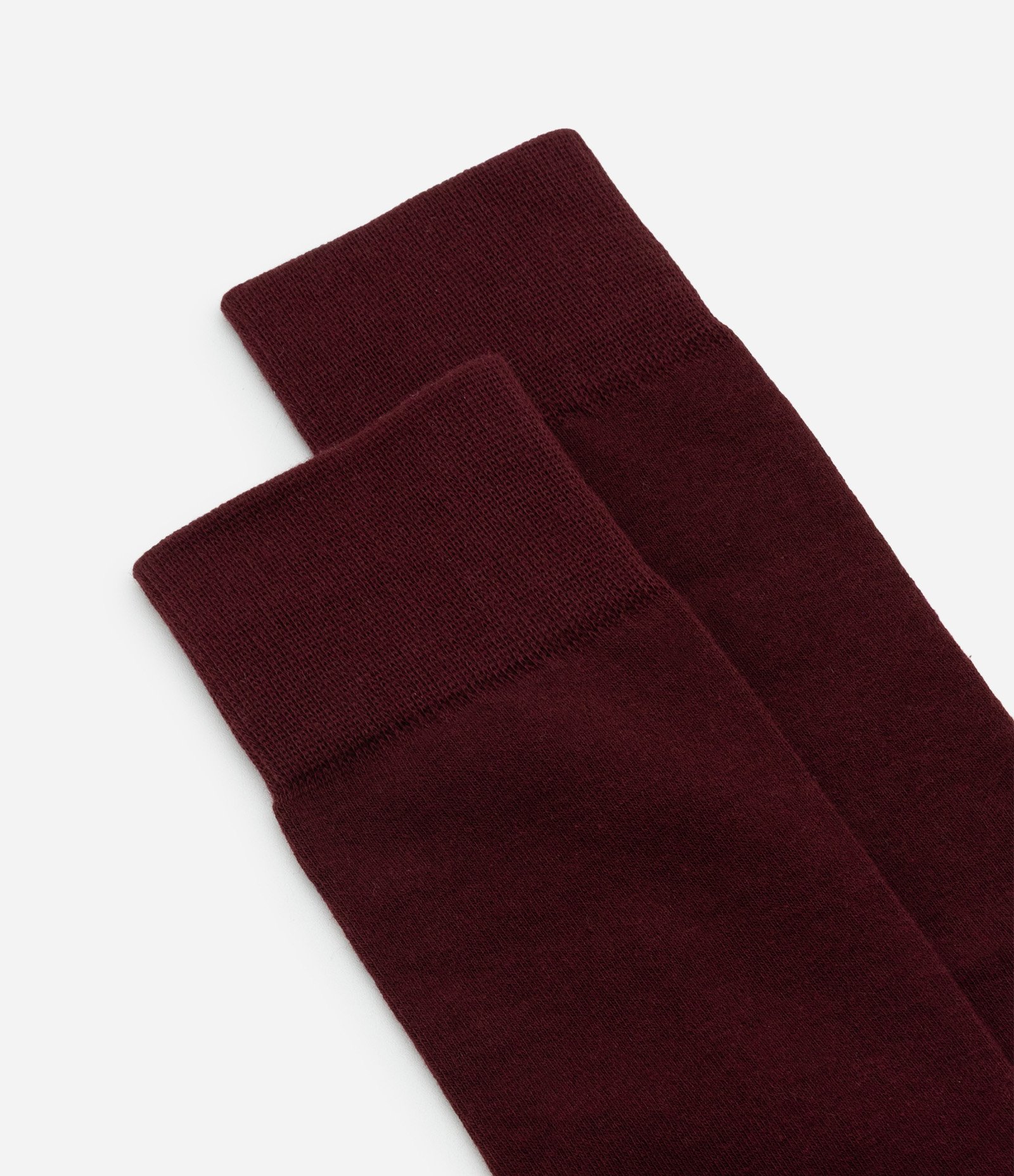Meia 3/4 em Algodão Bordô 3