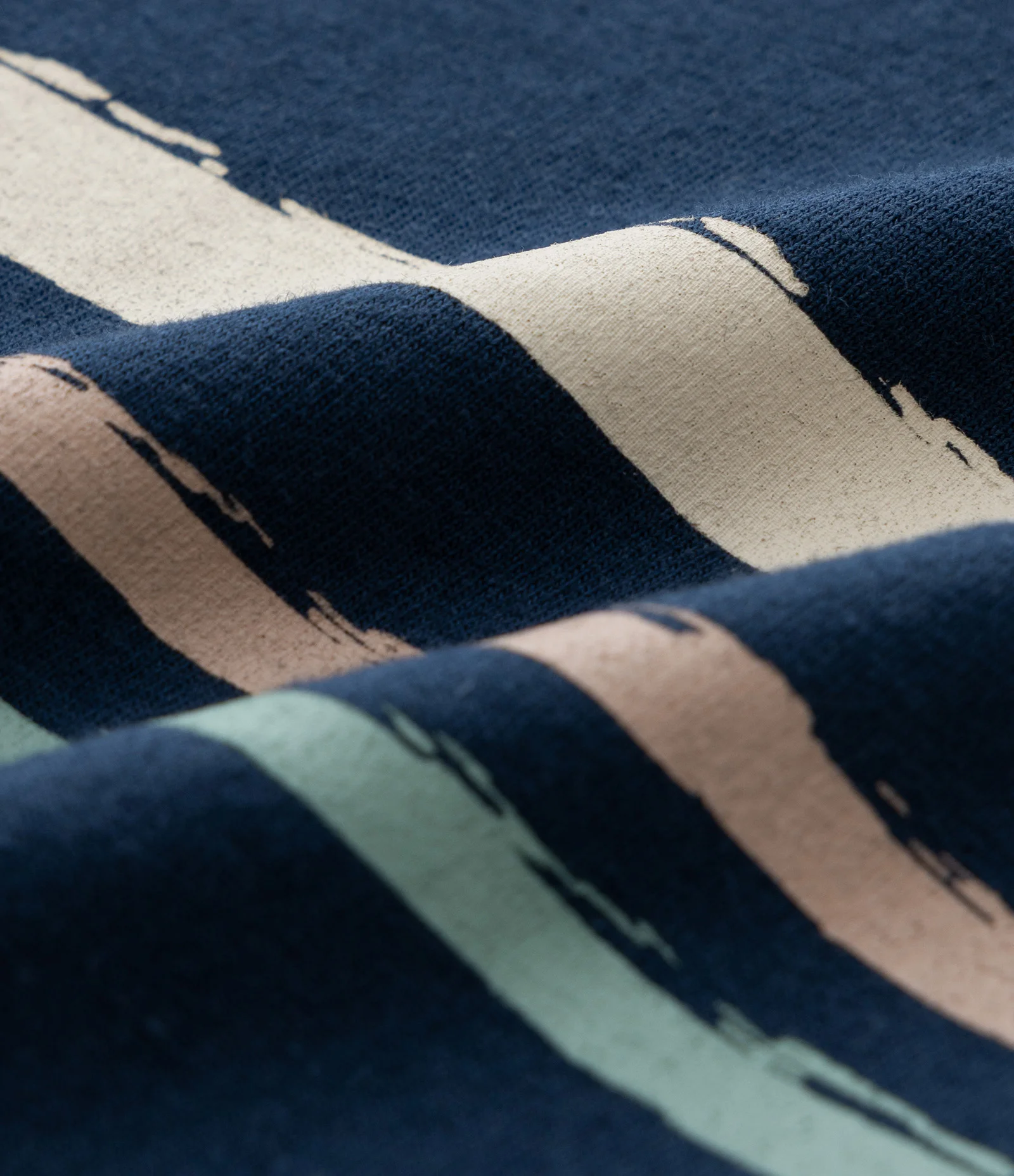 Camiseta Infantil Listrada com Detalhe no Peito – Tam 1 a 5/6 Anos Azul Marinho 3