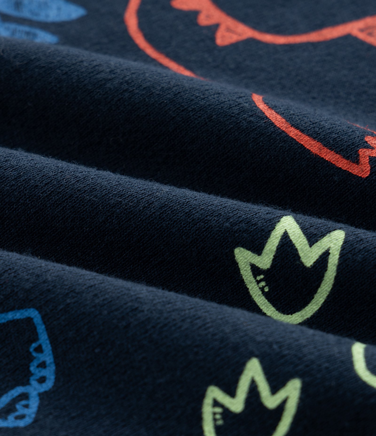 Camiseta Infantil com Estampa de Dinossauros – Tam 1 a 6 Anos Azul Marinho 4