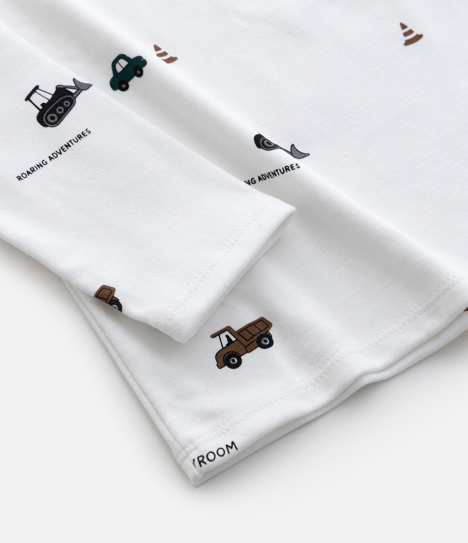 Camiseta Infantil em Suedine com Estampa de Carrinhos – Tam 1 a 5/6 Anos Branco 6