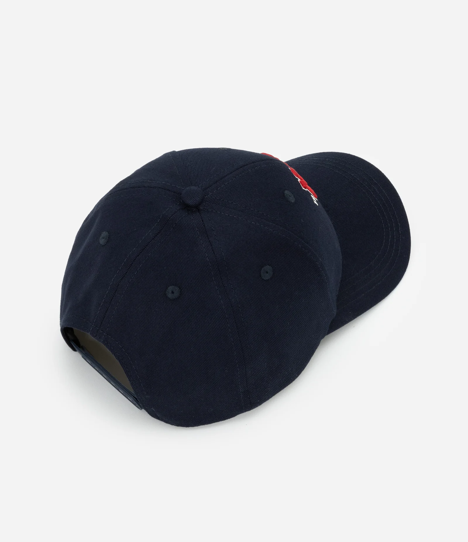 Boné em Sarja com Aba Curva e Bordado NYC 1986 Azul Escuro 2