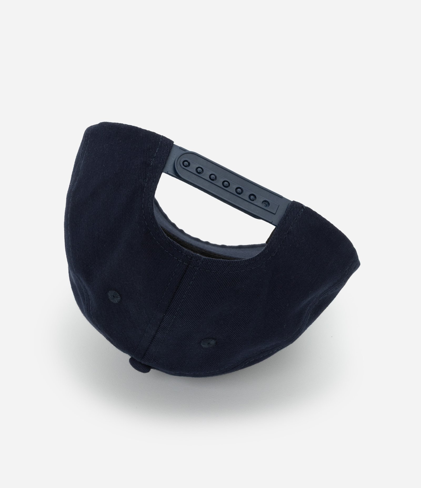 Boné em Sarja com Aba Curva e Bordado NYC 1986 Azul Escuro 3