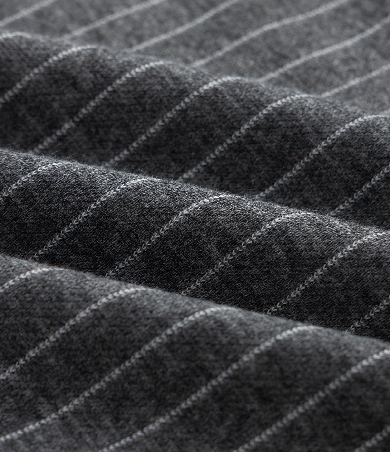 Calça Wide Leg em Moletom com Risca de Giz Curve & Plus Size Cinza 3