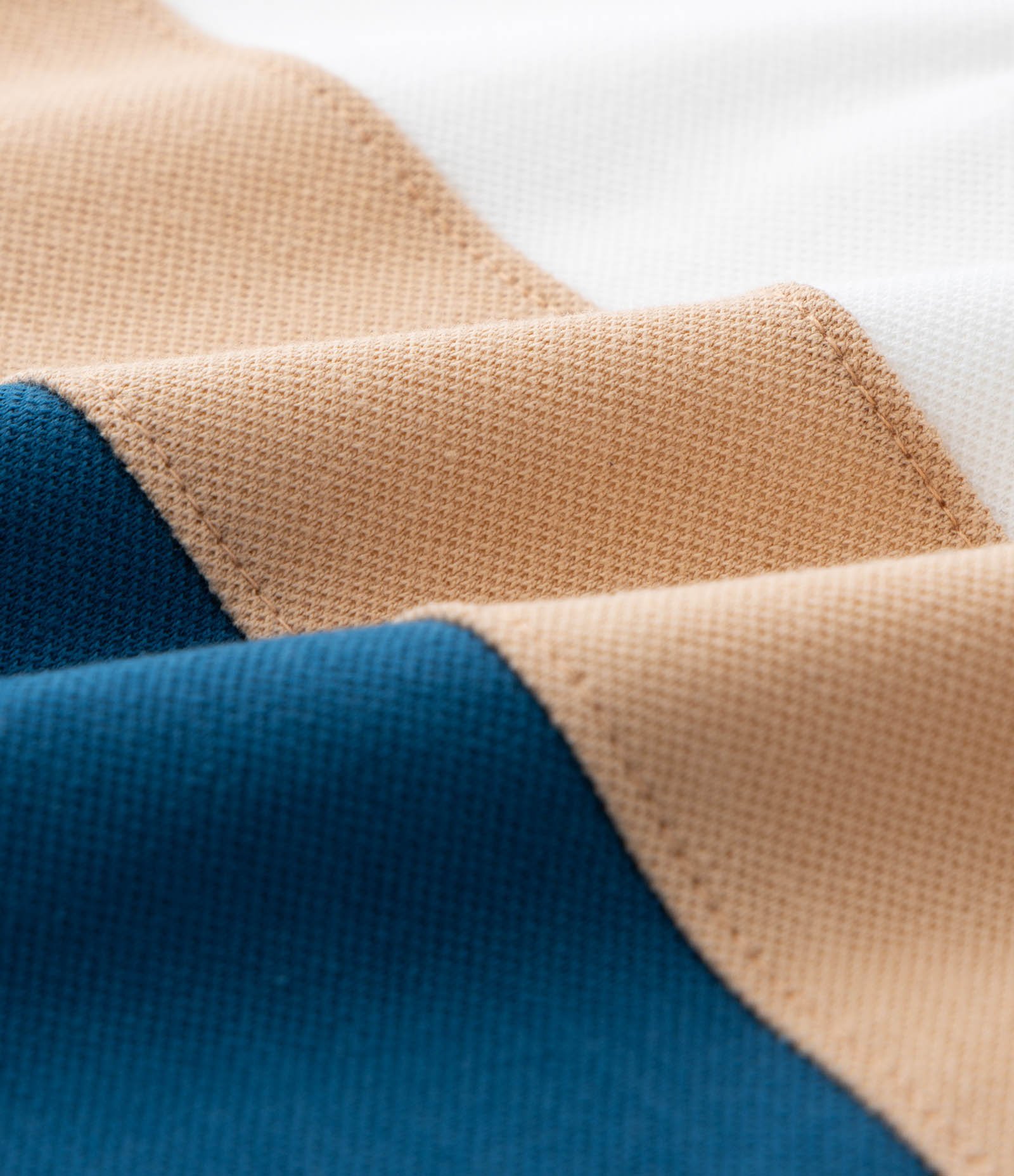 Camiseta Infantil em Piquet com Gola Polo e Bordado – Tam 1 a 5/6 Anos Branco/Azul/Bege 3