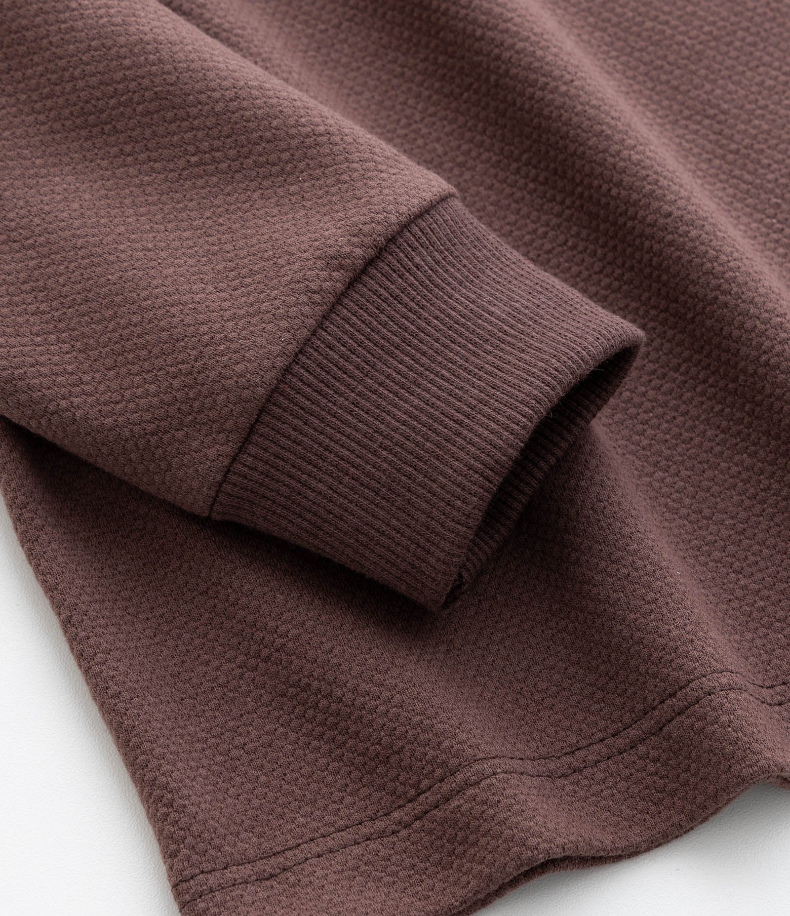 Camiseta Infantil Manga Longa e Gola Contrastante – Tam 1 a 5/6 Anos Marrom 4