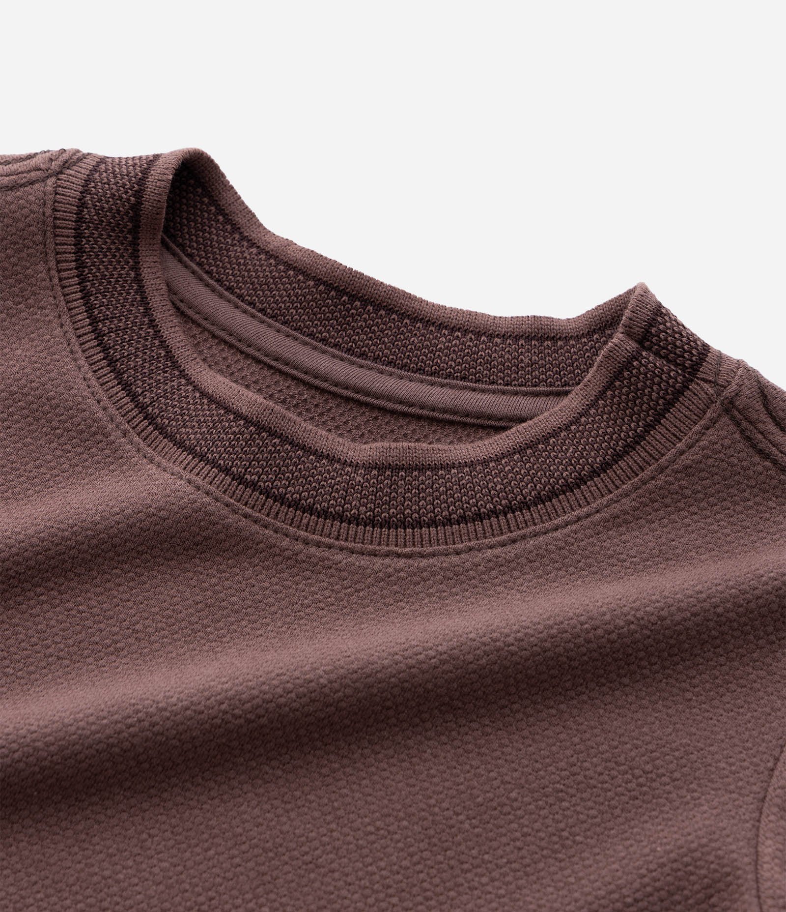 Camiseta Infantil Manga Longa e Gola Contrastante – Tam 1 a 5/6 Anos Marrom 5