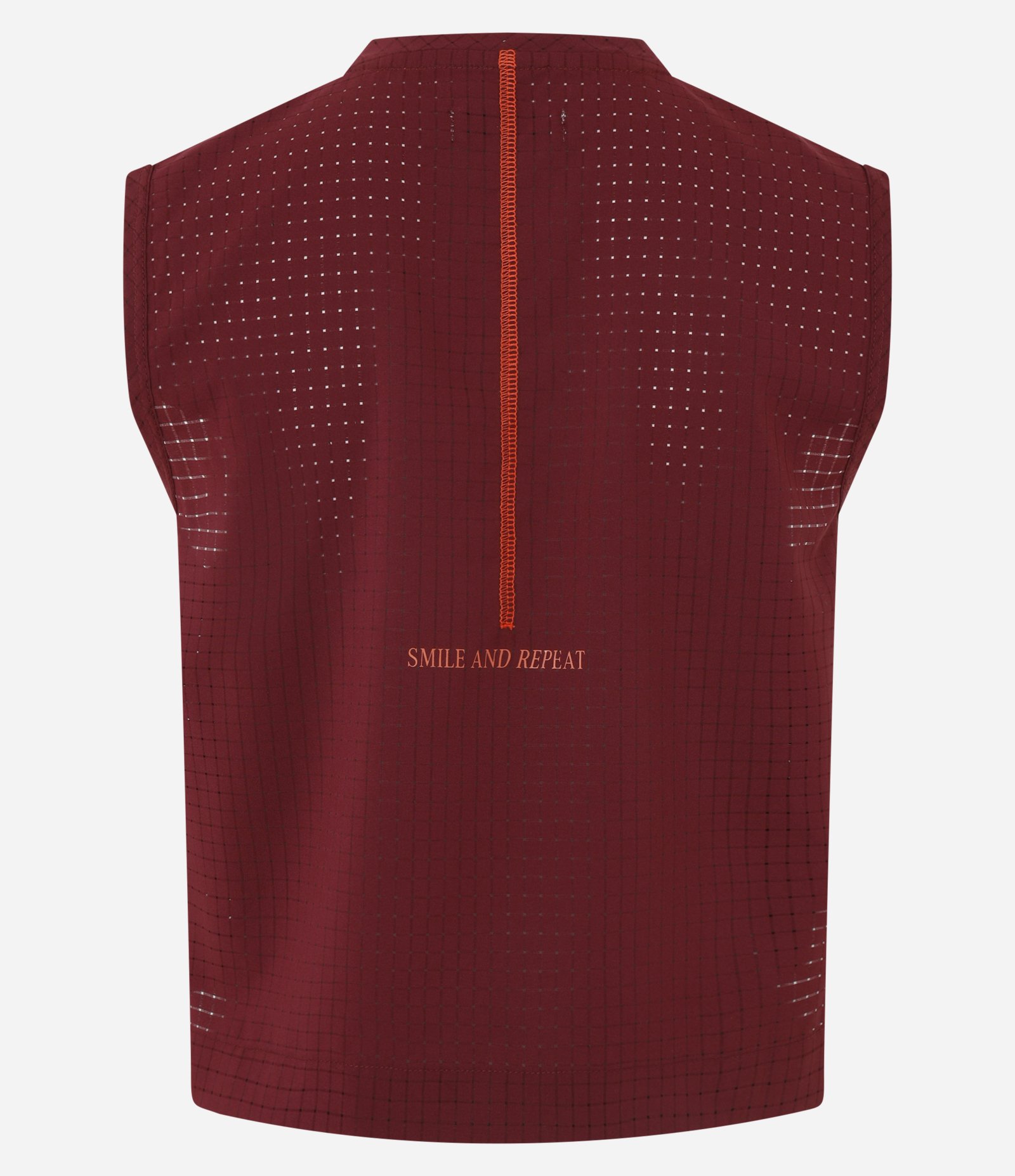 Regata Esportiva em Microfibra com Textura de Furinhos Vermelho 7