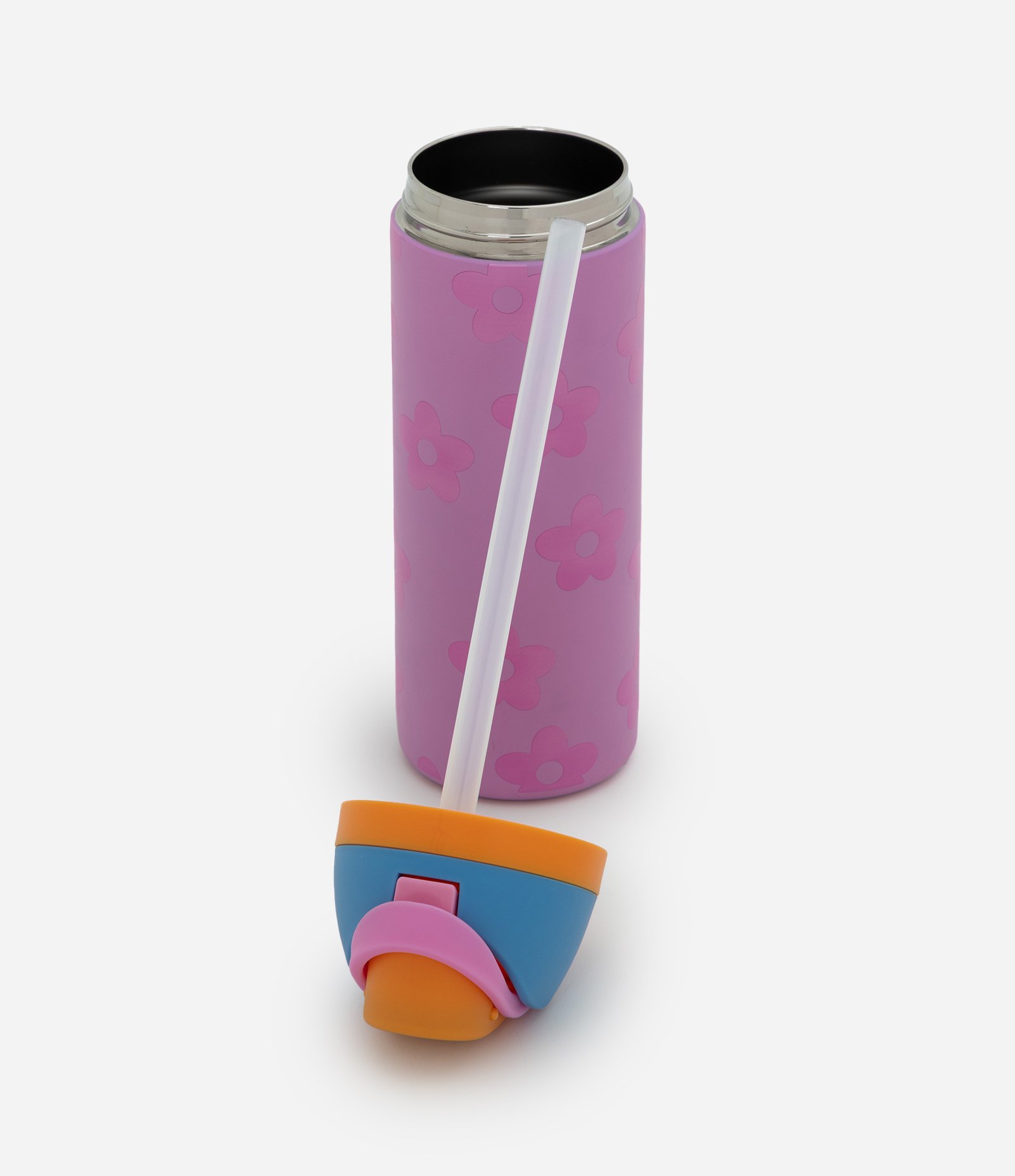 Copo Térmico Com Estampa de Flores 740ml Multicores 5