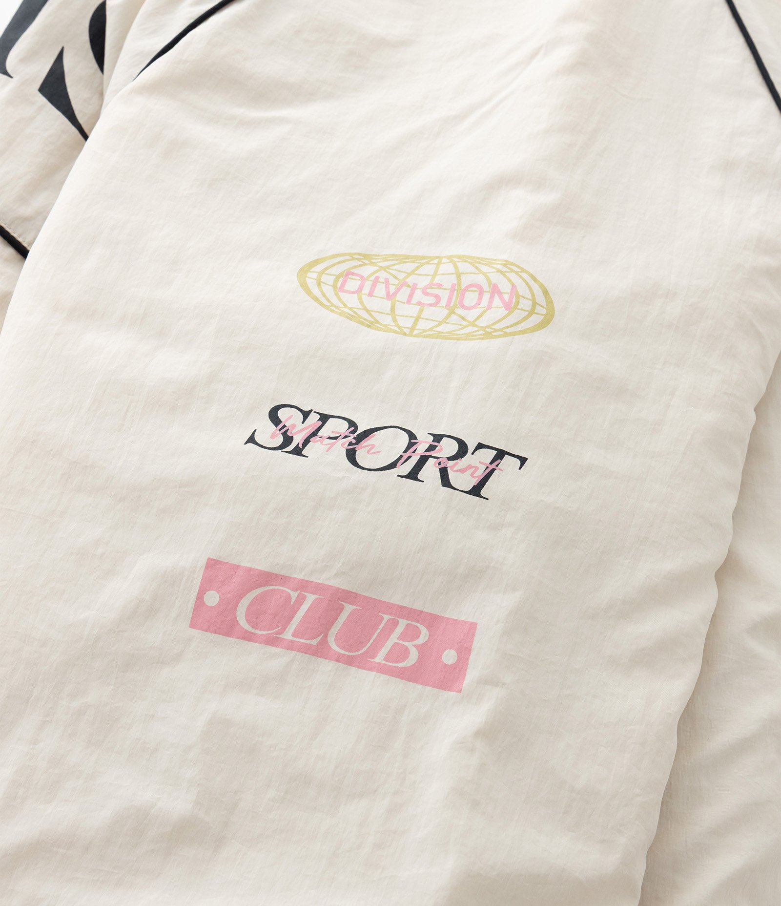 Jaqueta Bomber Oversized em Microfibra com Lettering Curve & Plus Size Off White 4