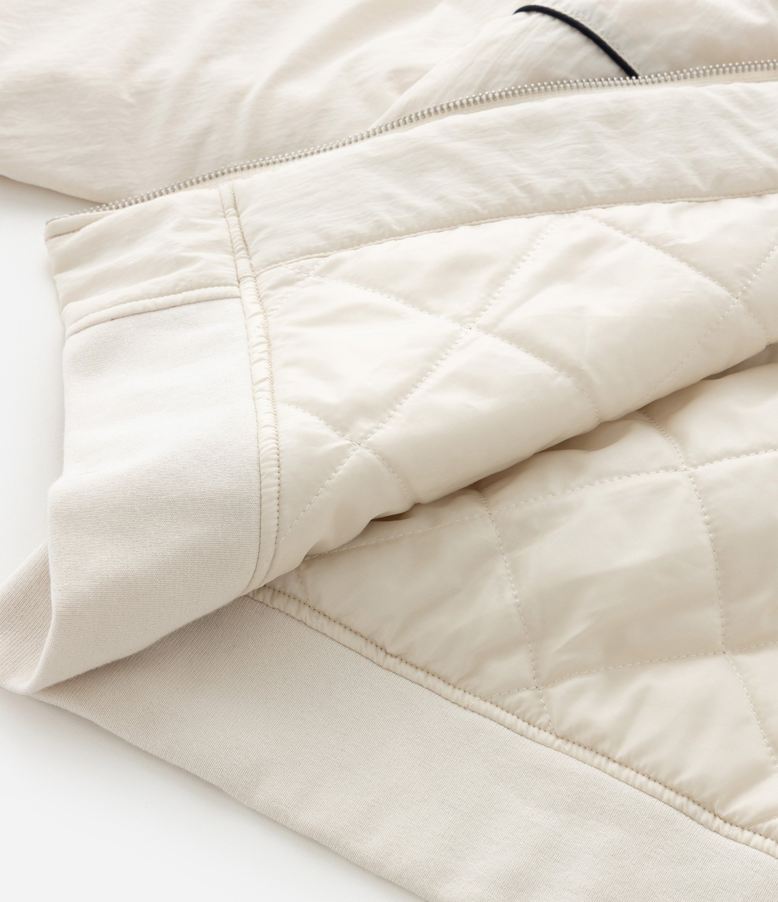 Jaqueta Bomber Oversized em Microfibra com Lettering Curve & Plus Size Off White 6