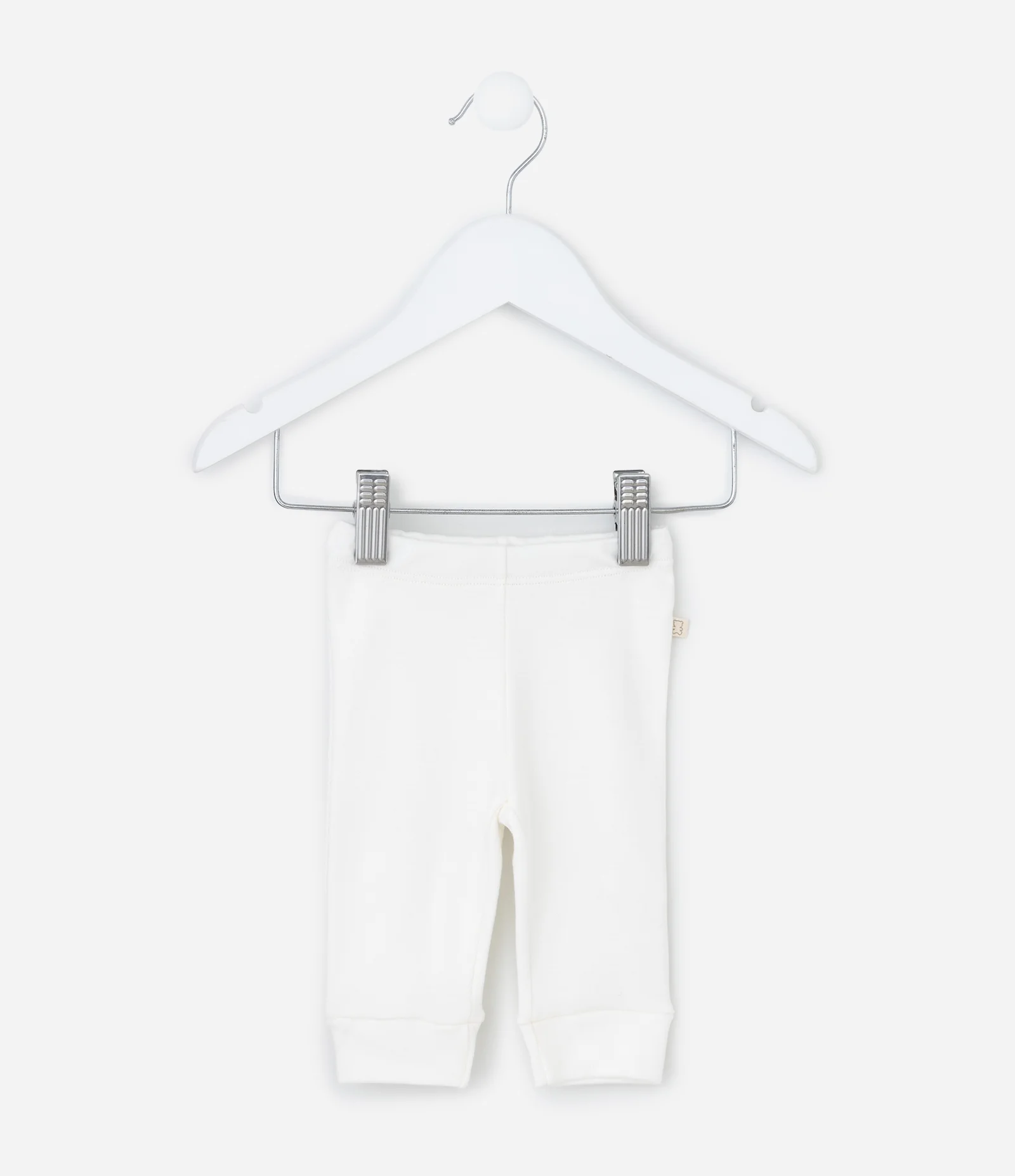 Calça Infantil com Cós Ajustável – Tam Prematuro Branco 1