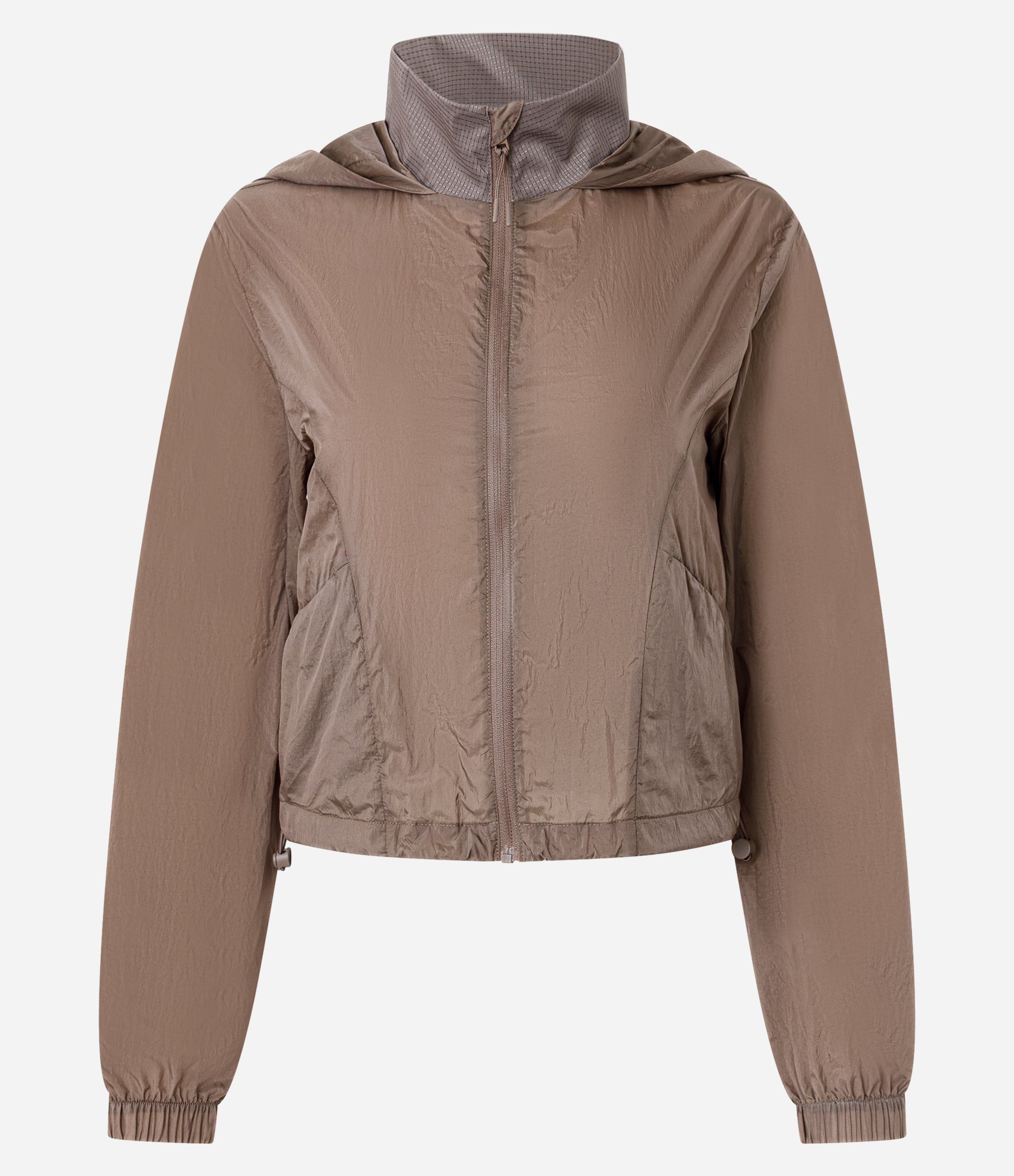 Jaqueta Corta Vento com Saquinho para Guardar Marrom 6