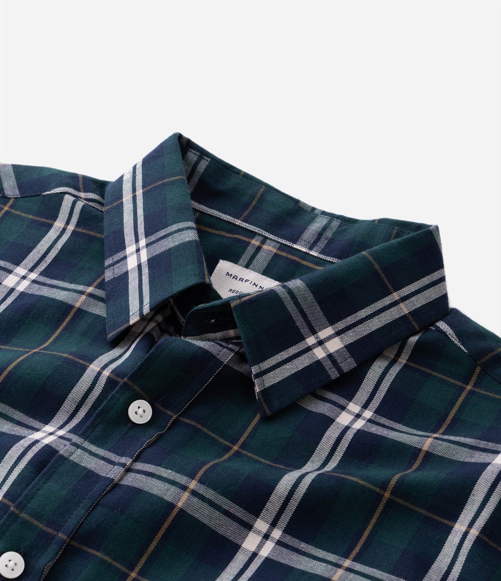 Camisa Manga Curta em Flanela Xadrez Azul 4