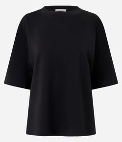 Blusa Moletom Oversized com Mangas Amplas