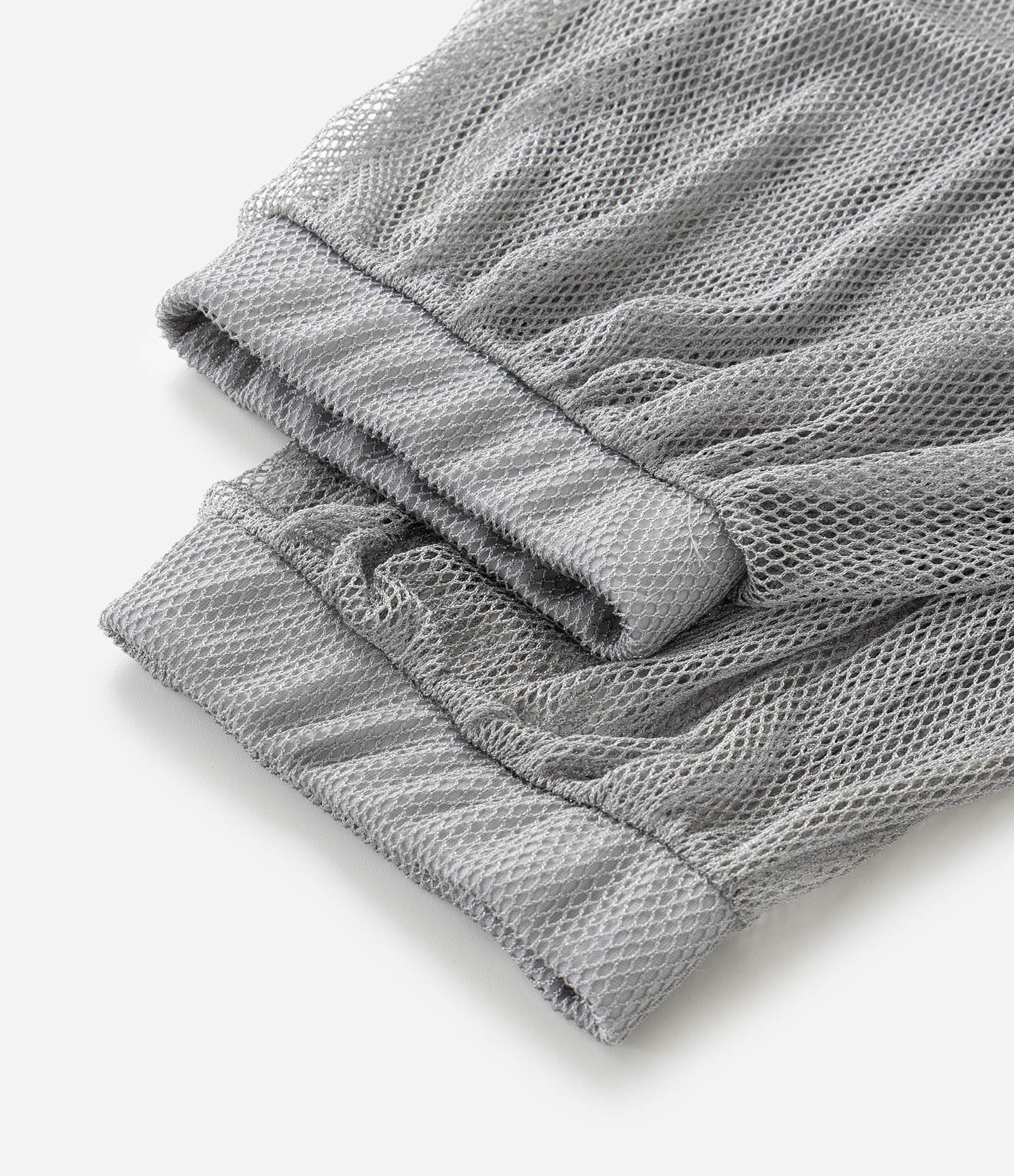 Calça Aladim Em Tela Com Fio Metalizado Prata 7