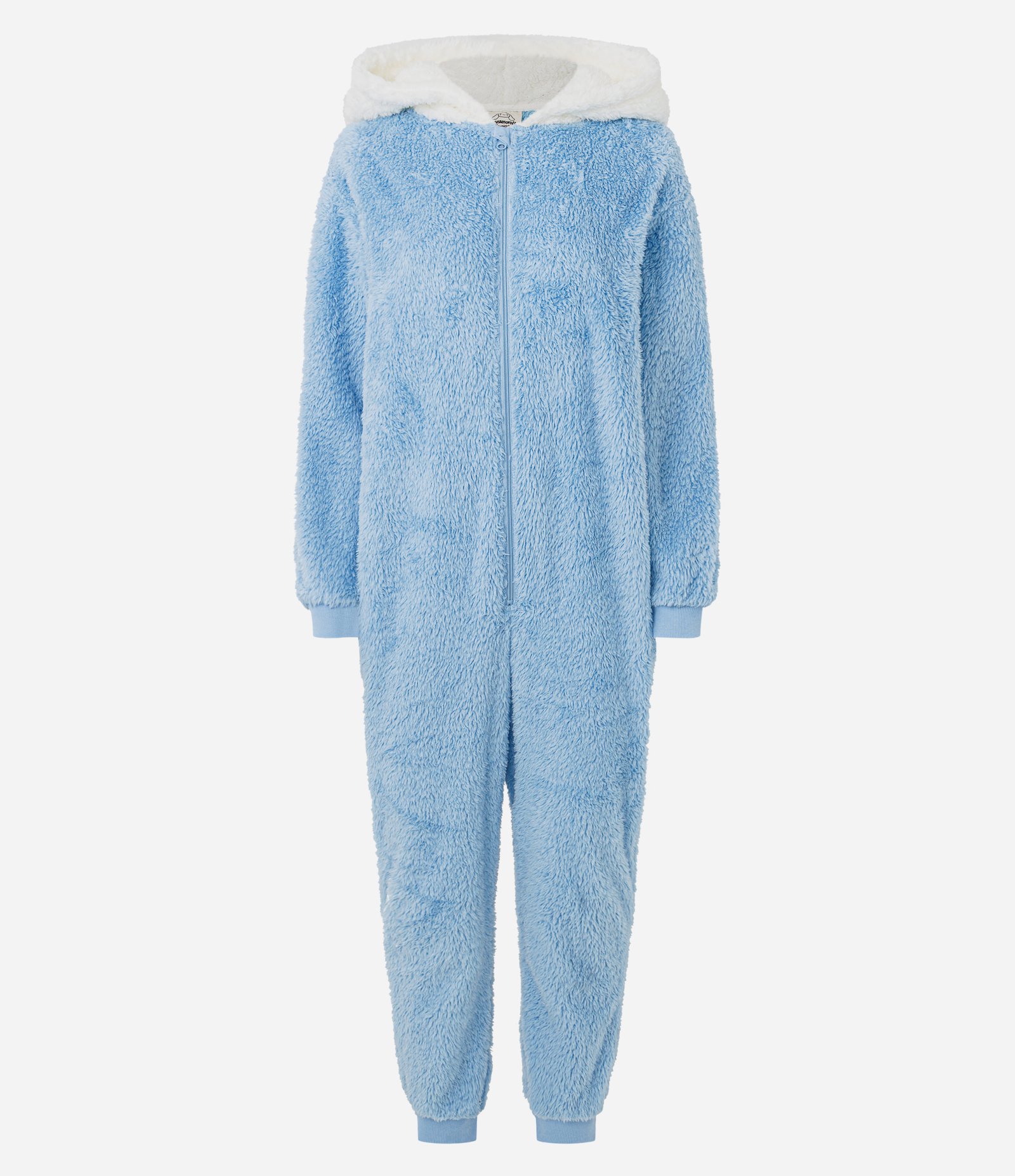 Macacão de Pijama em Fleece com Capuz Cinnamoroll Azul 1
