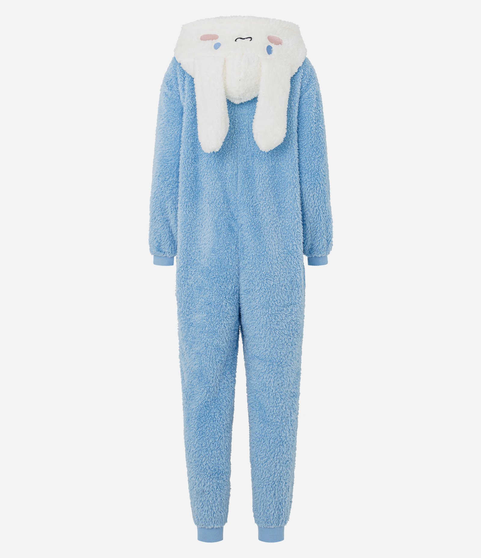 Macacão de Pijama em Fleece com Capuz Cinnamoroll Azul 3
