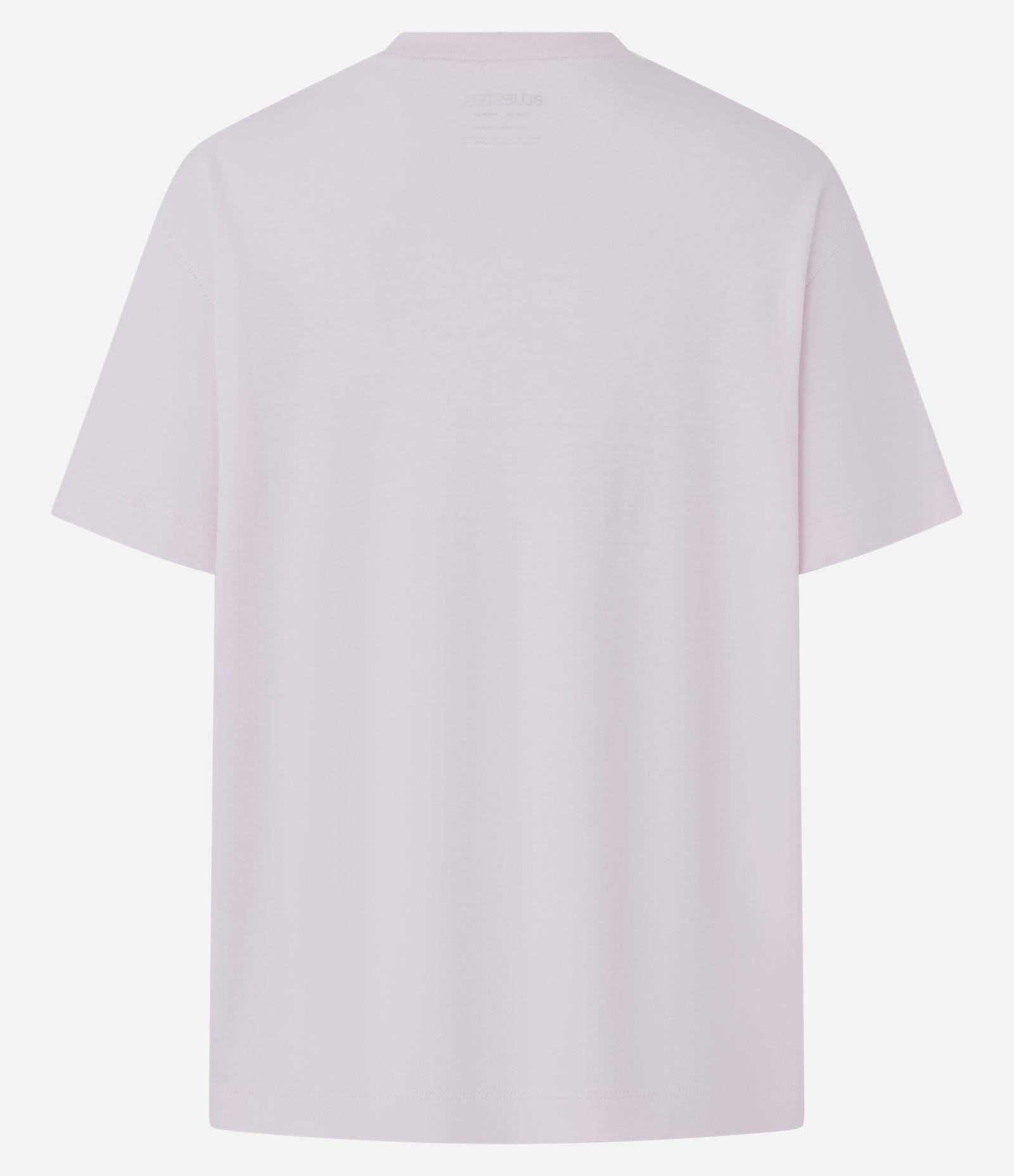 Camiseta Boxy em Algodão Peruano com Manga Curta Rosa 6