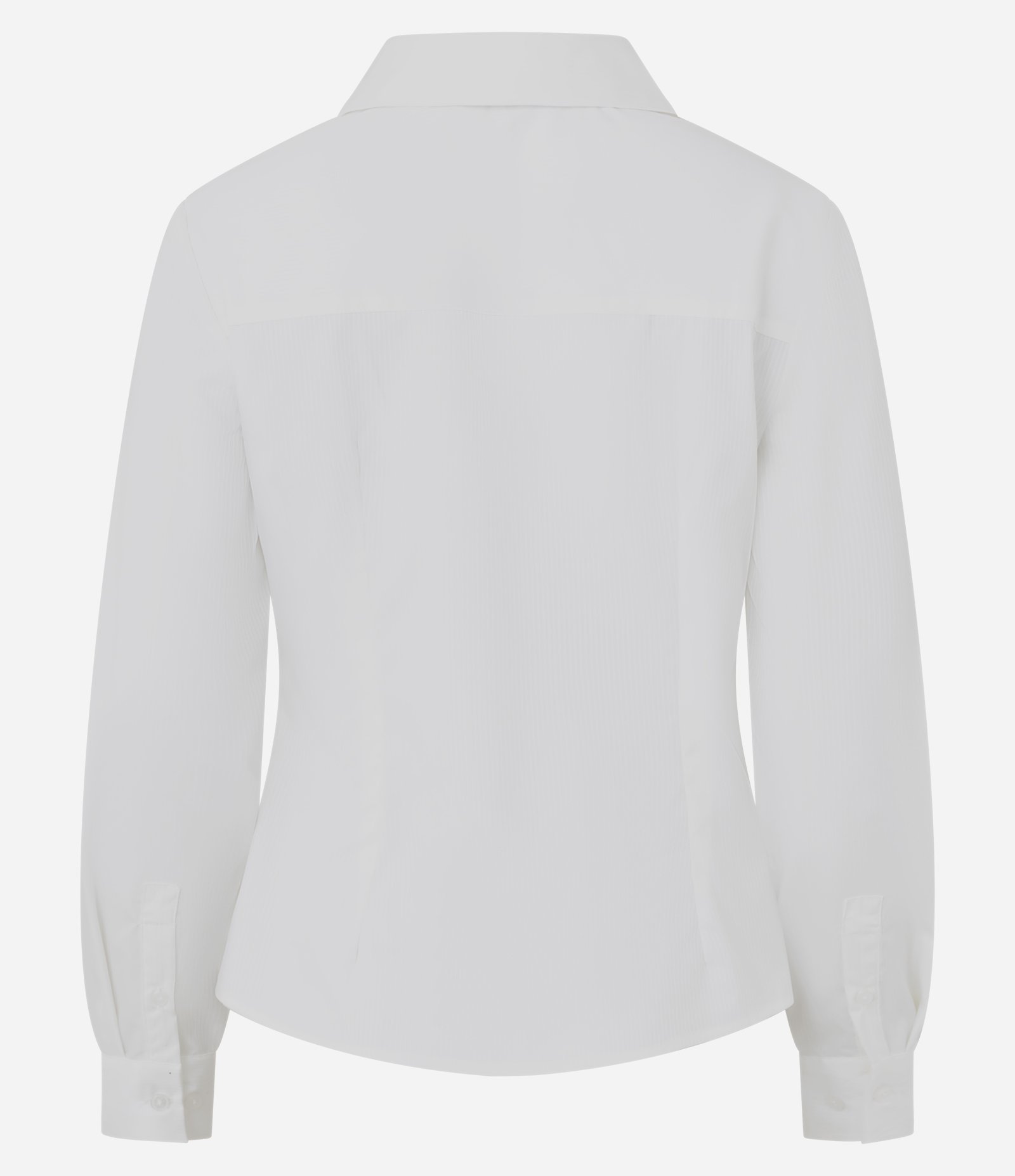 Camisa em Tricoline Estruturada com Barra Arredondada Branco 3