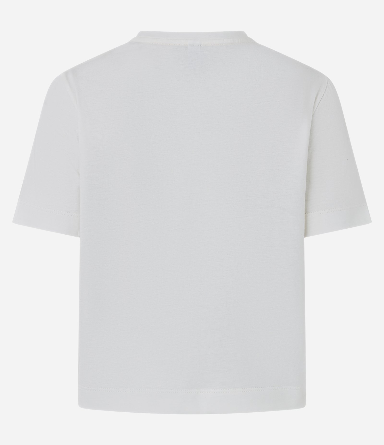 Camiseta em Algodão com Bordados de Florzinhas Branco 7