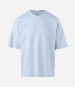 Camiseta Oversized Manga Curta Texturizada Flamê