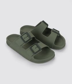 Chinelo Slide Cartago Torino em PVC com Duas Fivelas