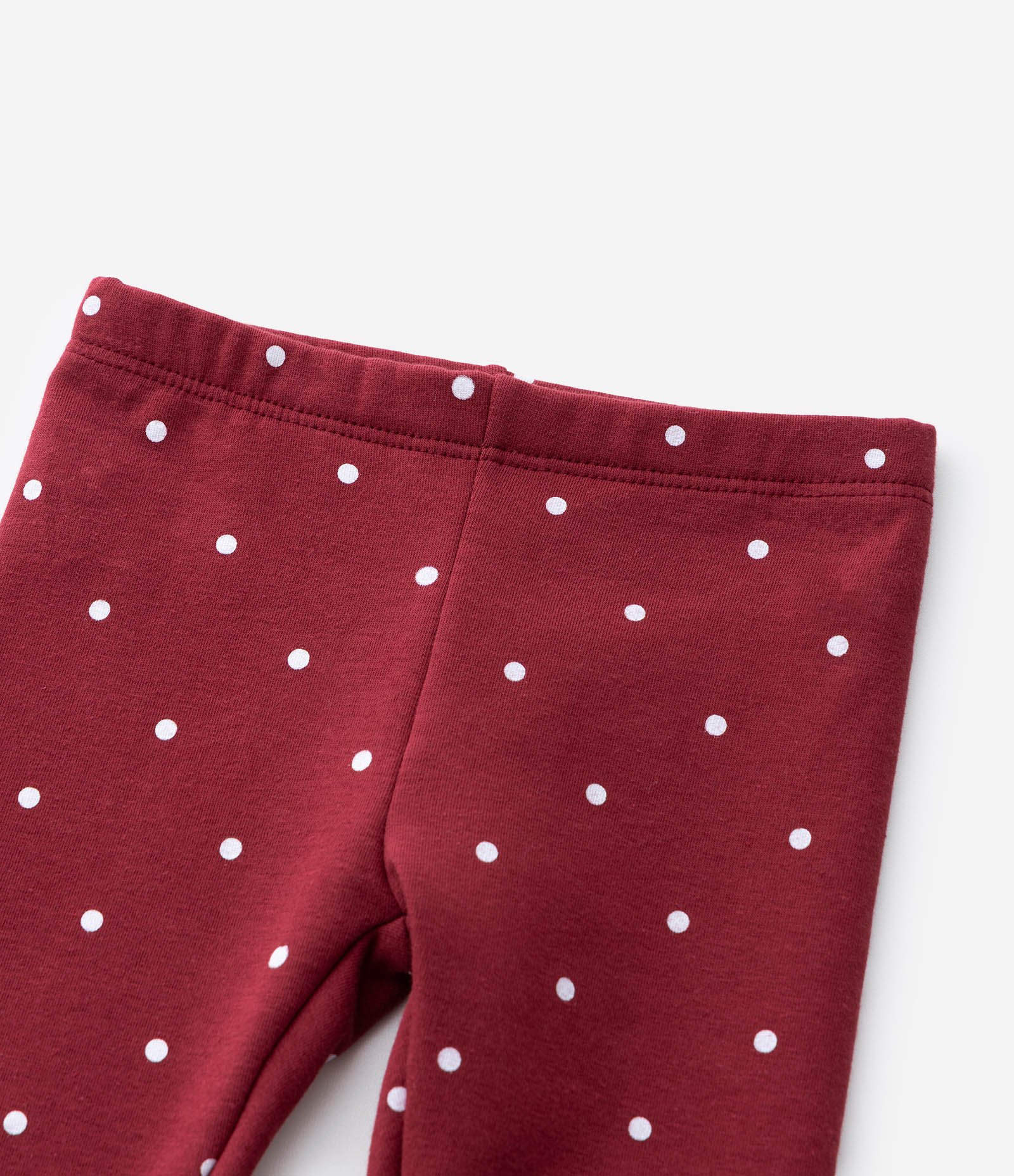 Conjunto Infantil com Coelhinhos Aplicados e Calça Poá – Tam 0 a 18 Meses Vermelho 7