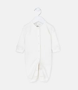 Macaquinho Infantil em Suedine com Manga Longa – Tam Prematuro