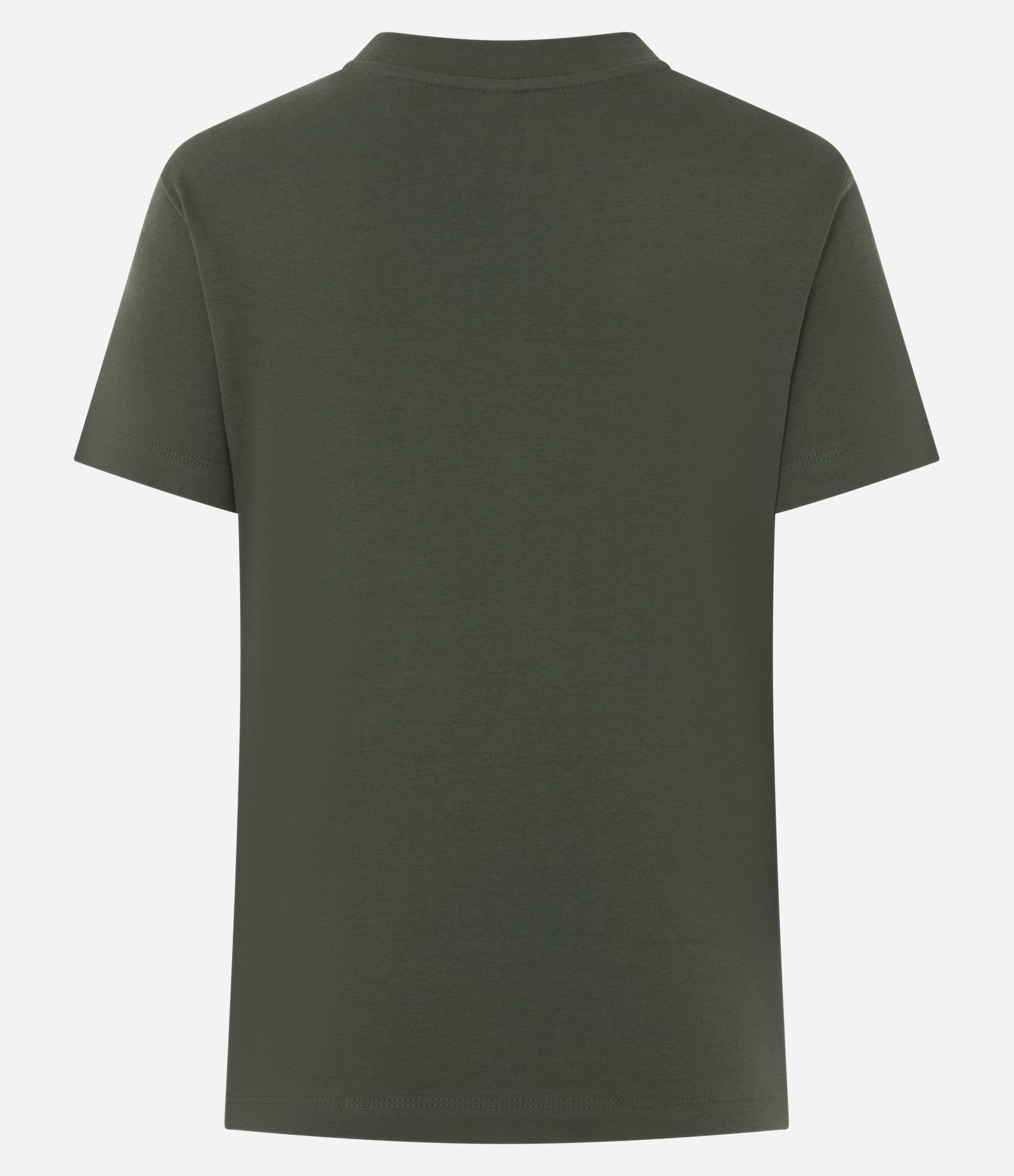 Blusa Básica em Algodão Peruano Interlock com Gola Redonda Verde 6