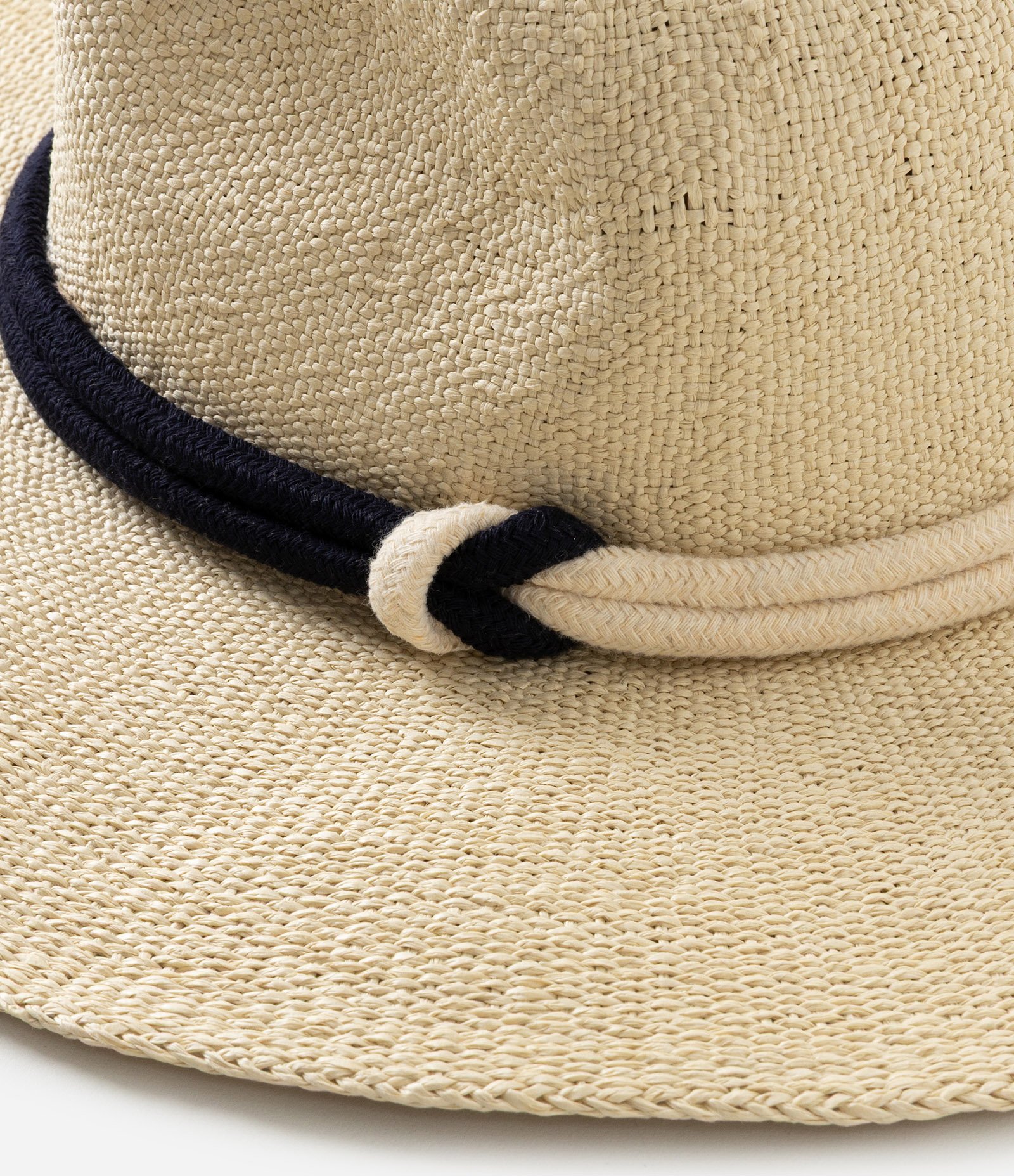 Chapéu Panamá com Corda de Algodão Bege 4