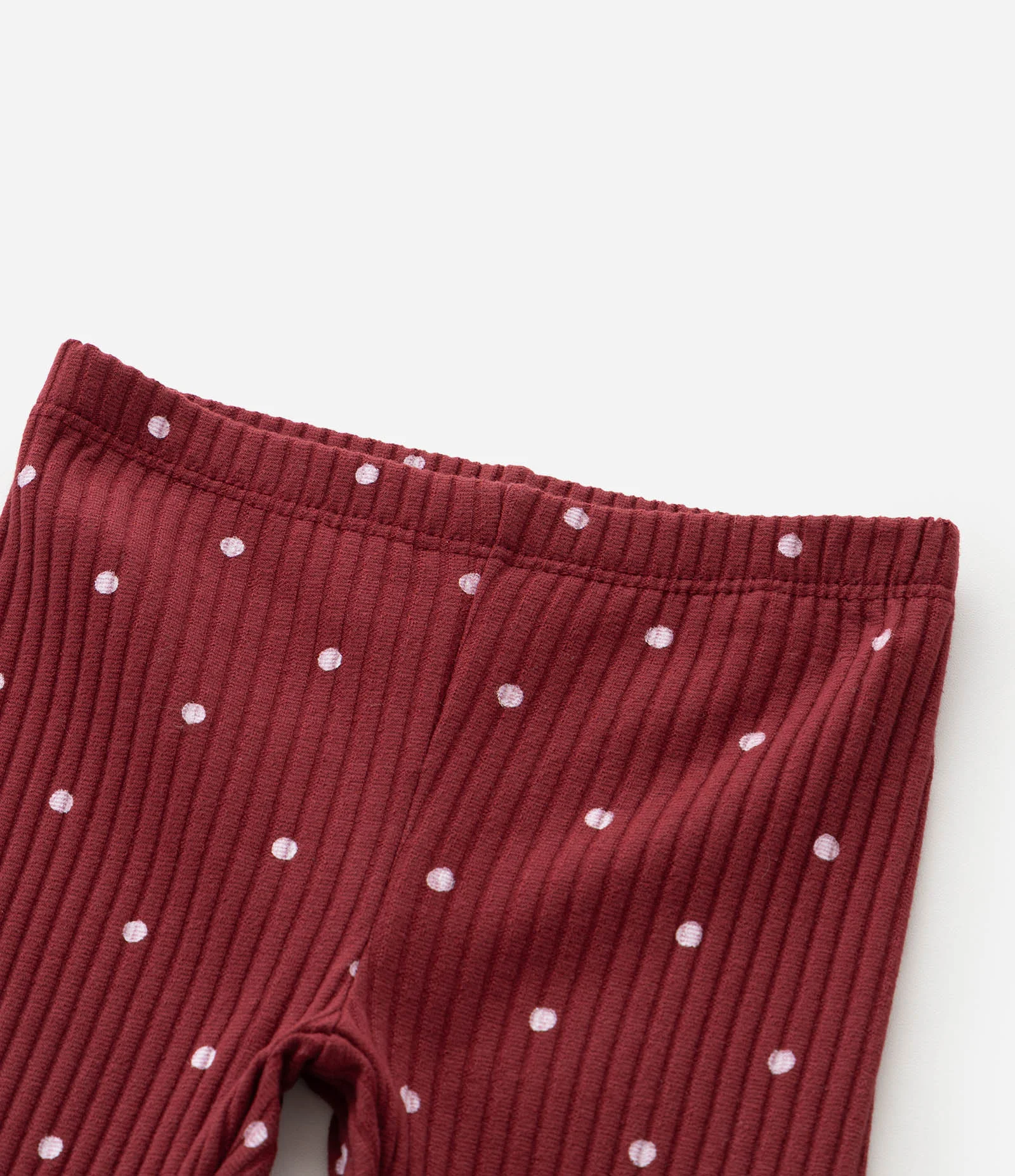 Conjunto Infantil em Moletom com Coelhinhos e Legging Poá – Tam 0 a 18 Meses Vermelho 8