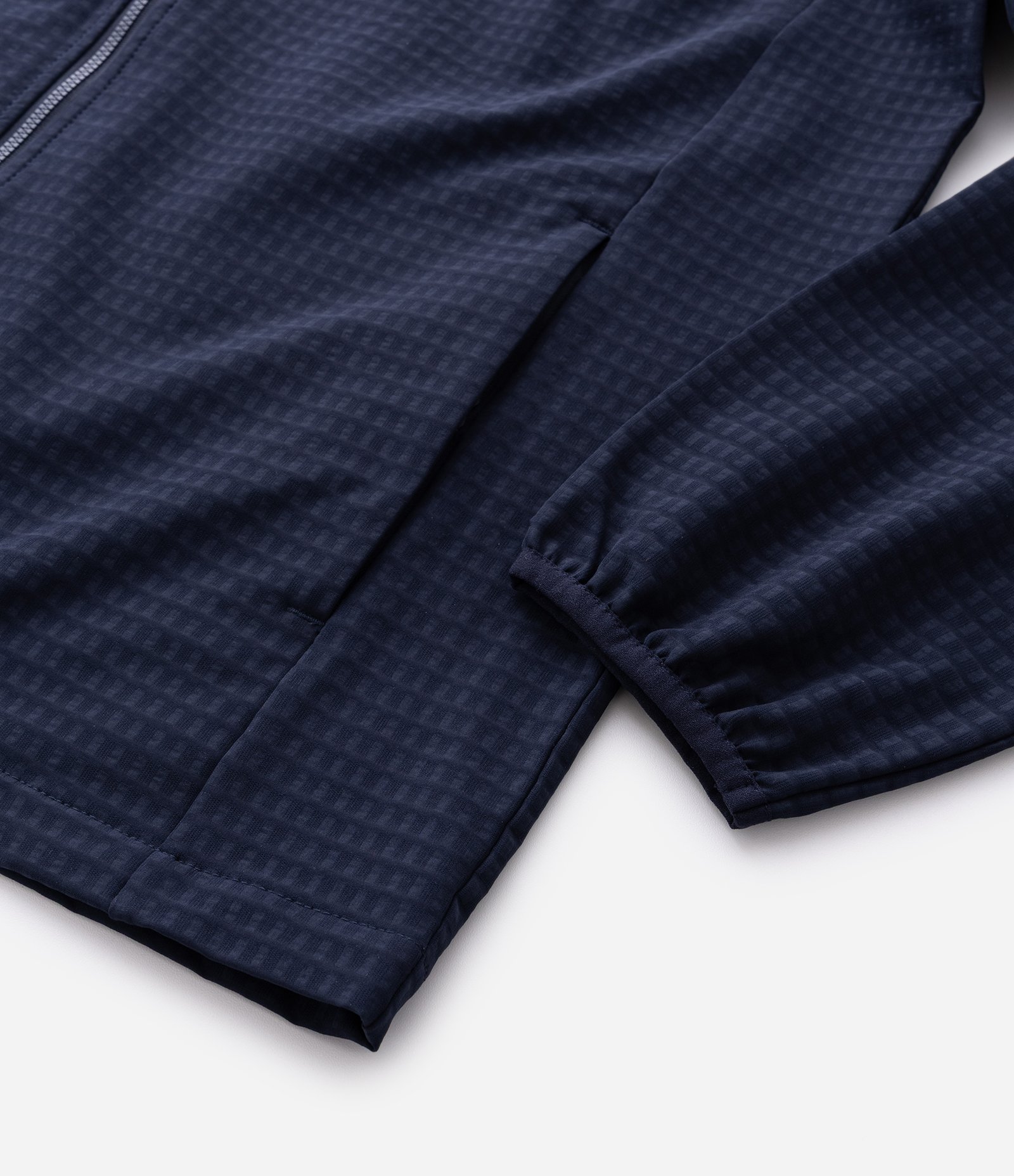 Jaqueta Repelente à Água Texturizada e com Lettering Azul 12