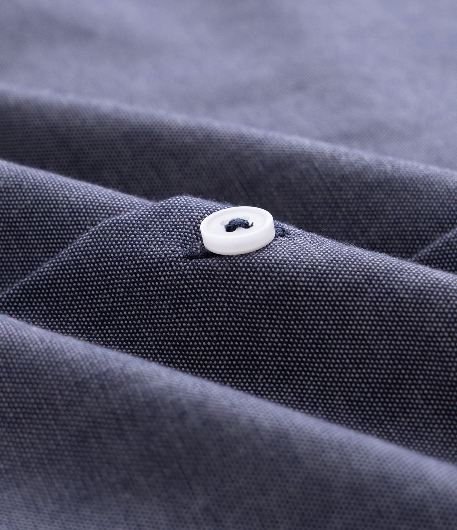 Camisa Manga Longa Oxford Azul 3