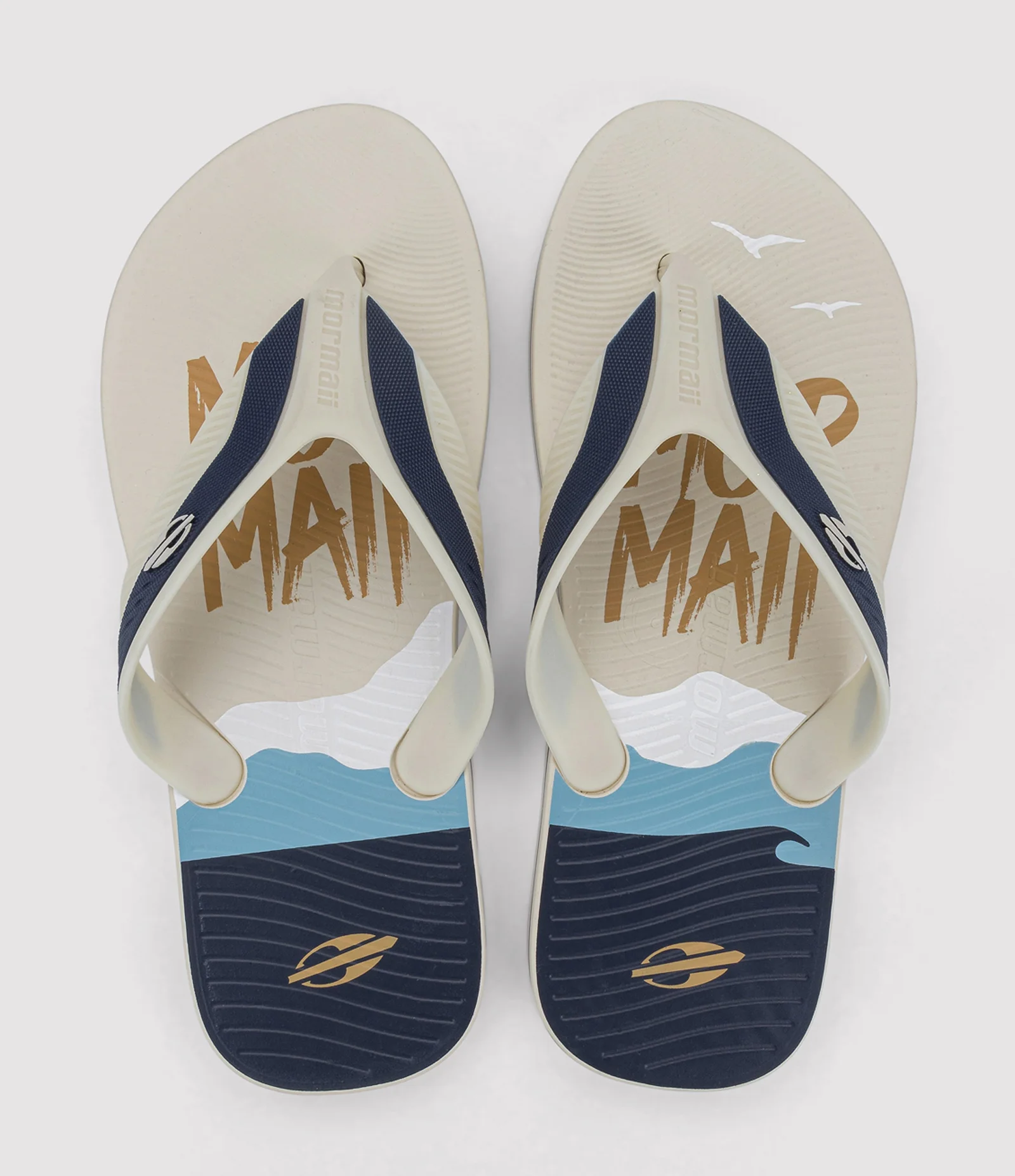 Chinelo Mormaii com Estampa do Mar Off White 1