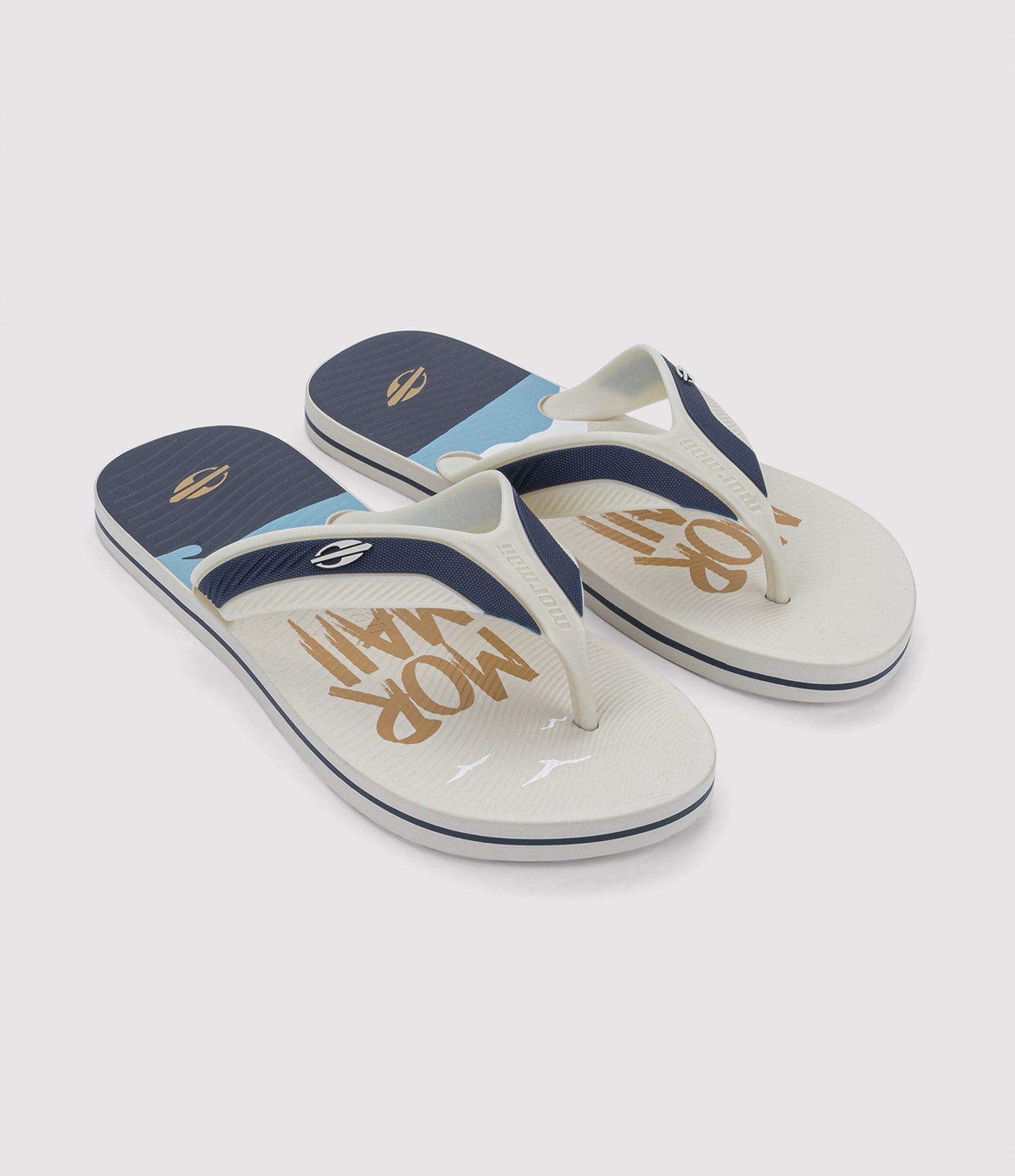 Chinelo Mormaii com Estampa do Mar Off White 3