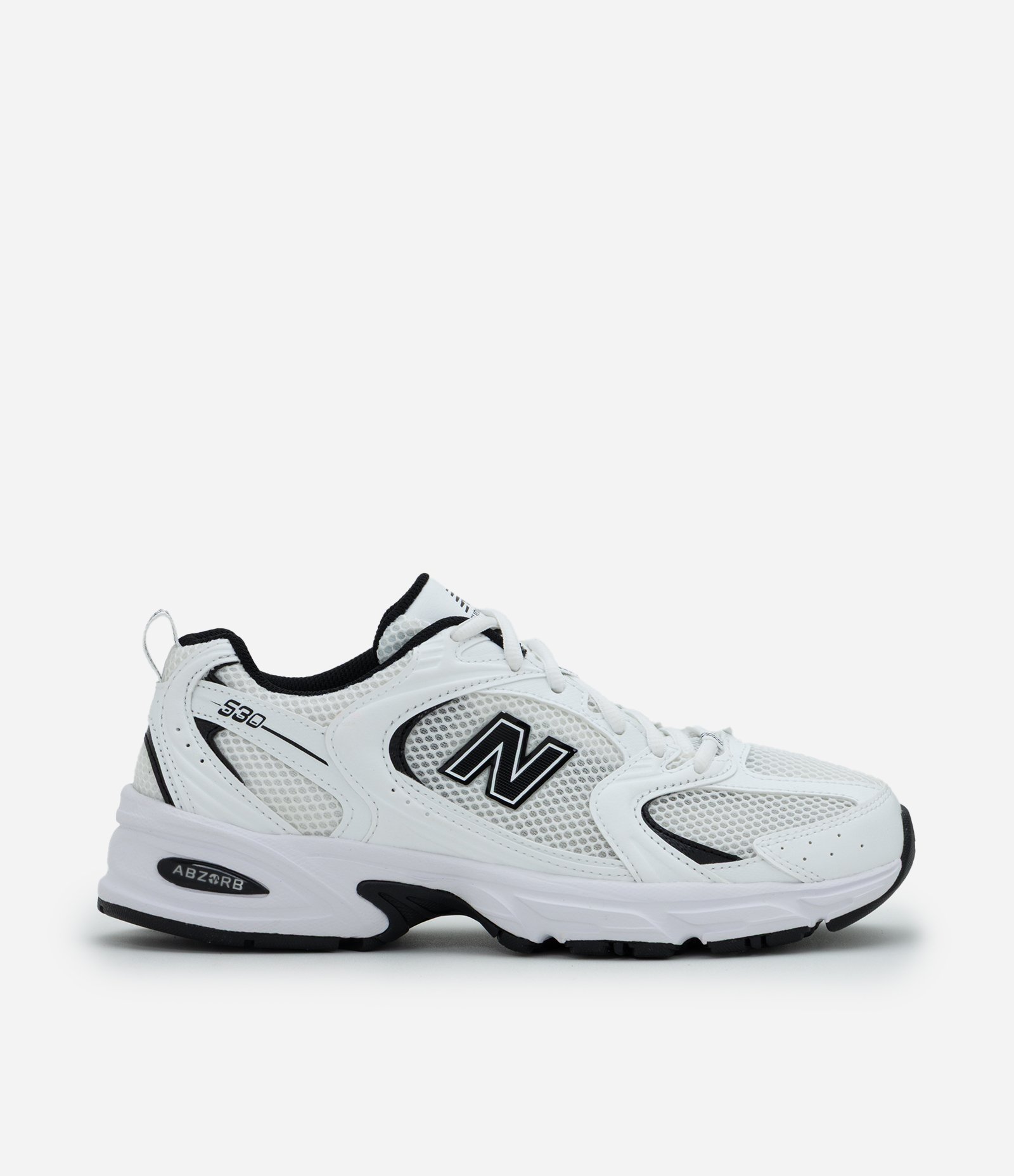 Tênis Jogging Esportivo 530 New Balance Branco/Preto 1