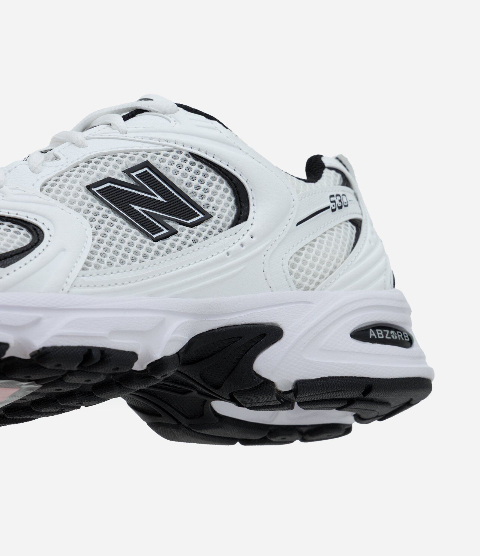 Tênis Jogging Esportivo 530 New Balance Branco/Preto 3
