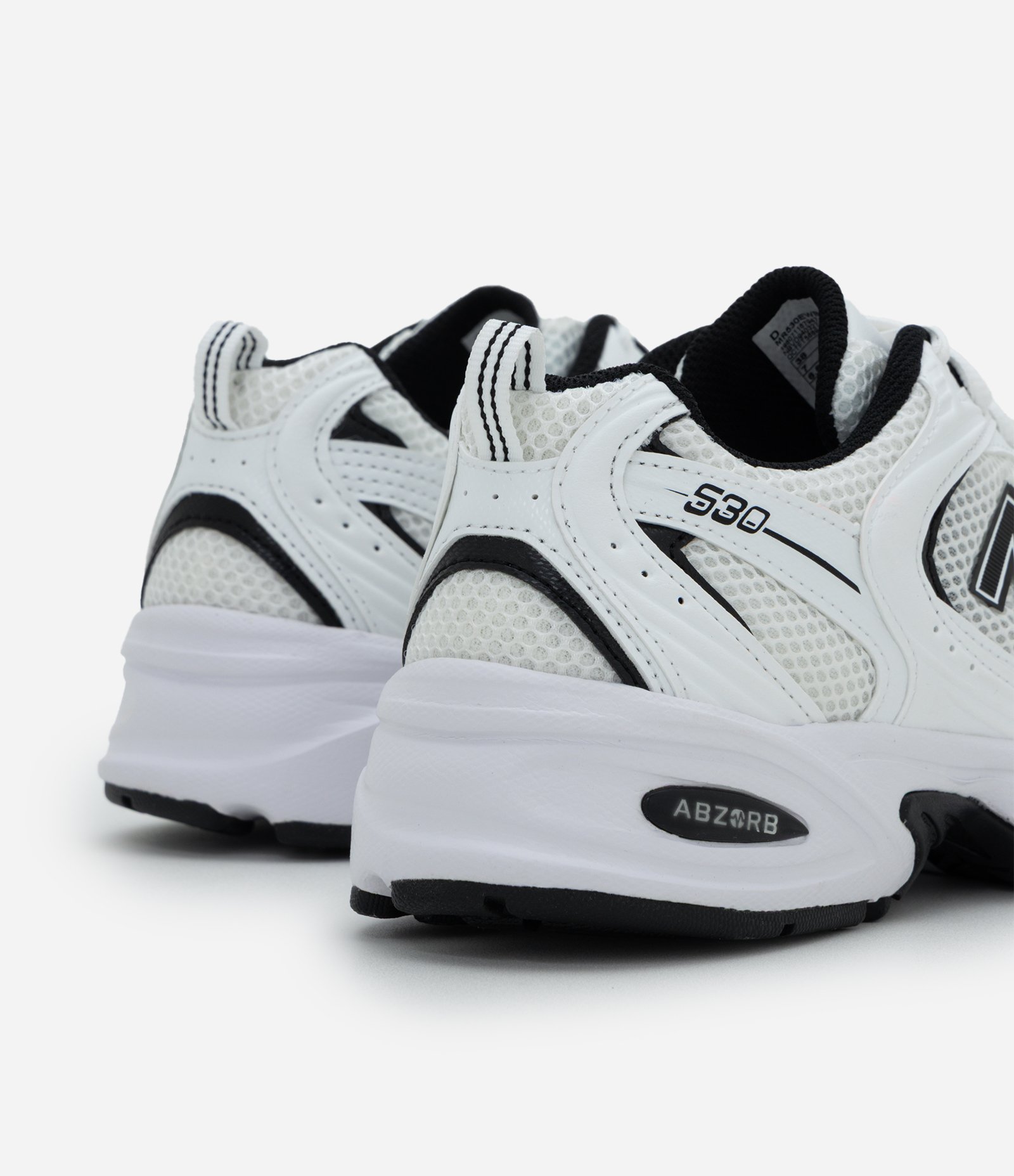 Tênis Jogging Esportivo 530 New Balance Branco/Preto 4