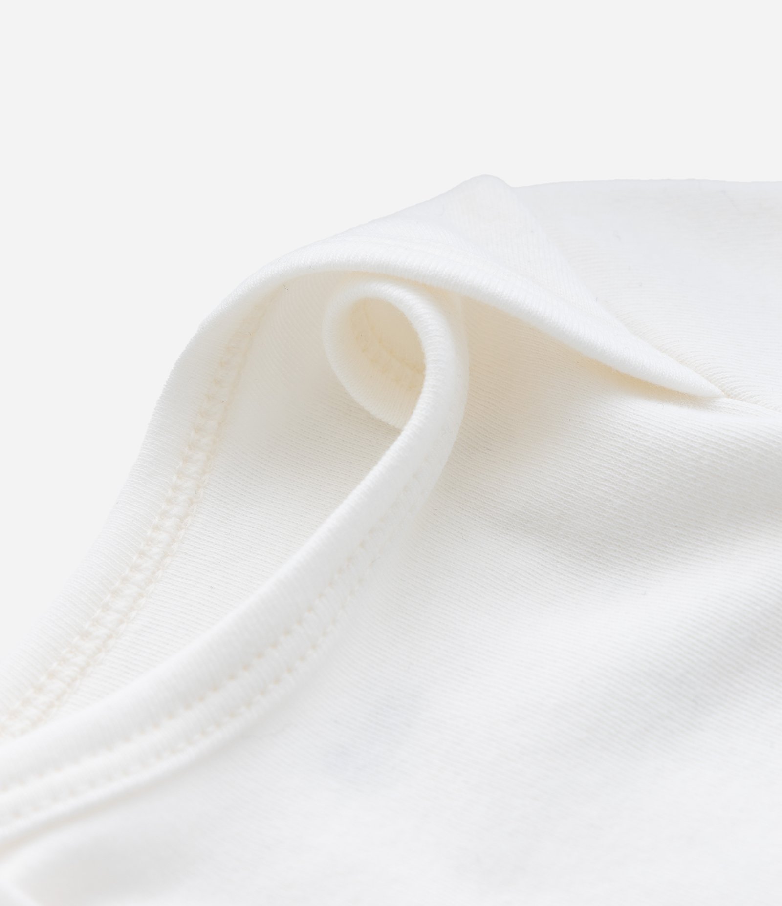 Body Infantil em Suedine com Gola Americana – Tam Prematuro Branco 4