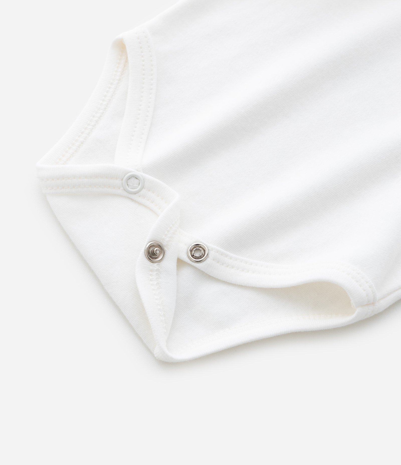 Body Infantil em Suedine com Gola Americana – Tam Prematuro Branco 6