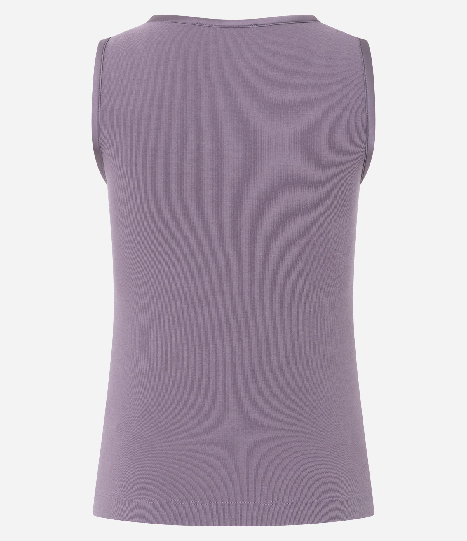 Blusa Básica em Viscose com Gola Redonda Roxo 4