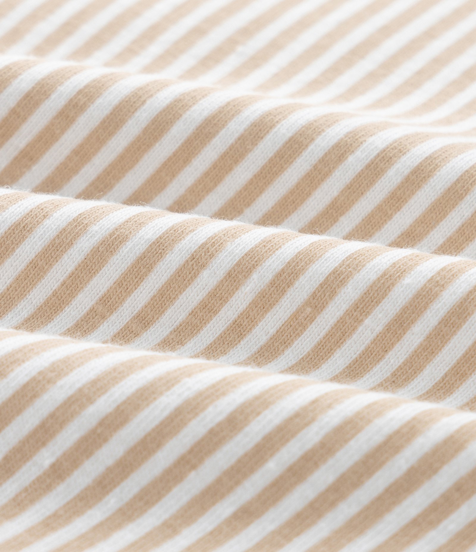 Body Infantil Listrado com Flor em Organza – Tam 0 a 18 Meses Bege/Branco 3