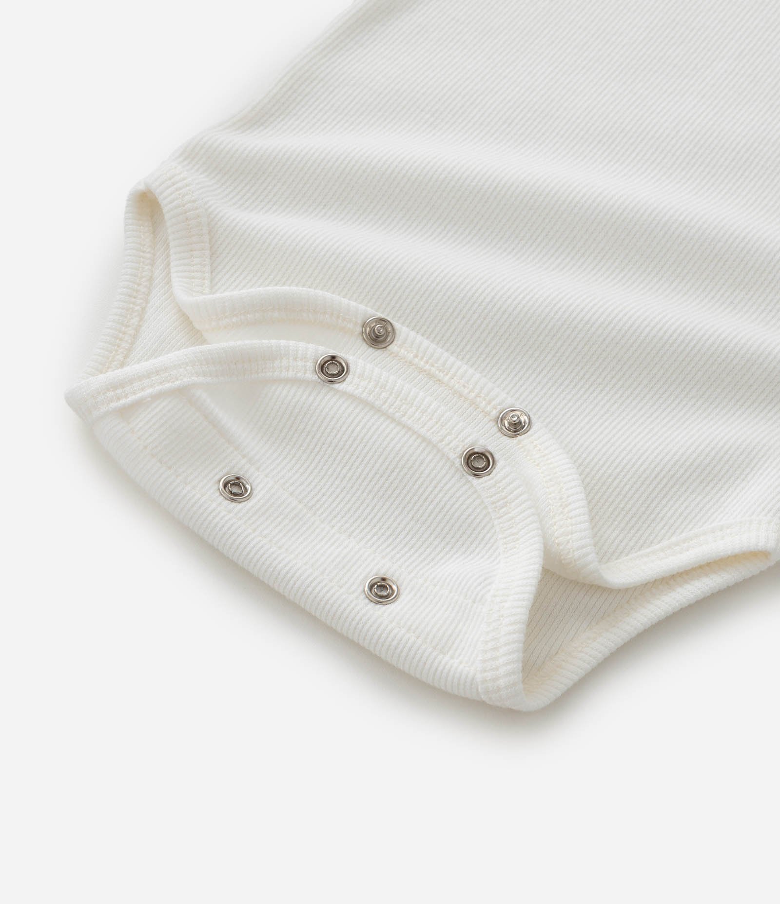 Body Infantil em Ribana com Bordado - Tam RN a 18 Meses Branco 5