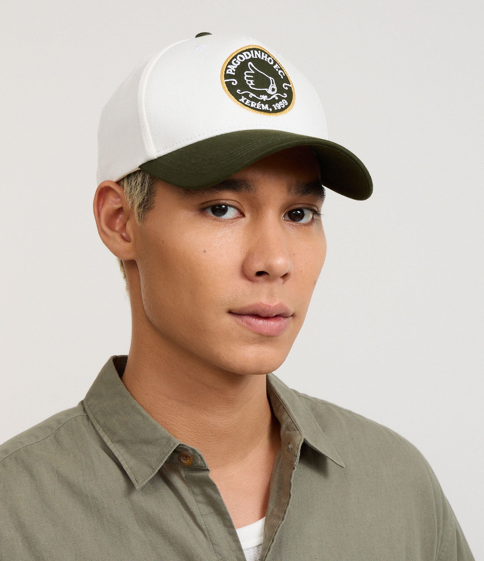 Boné Aba Curva com Lettering Zeca Pagodinho Branco 8